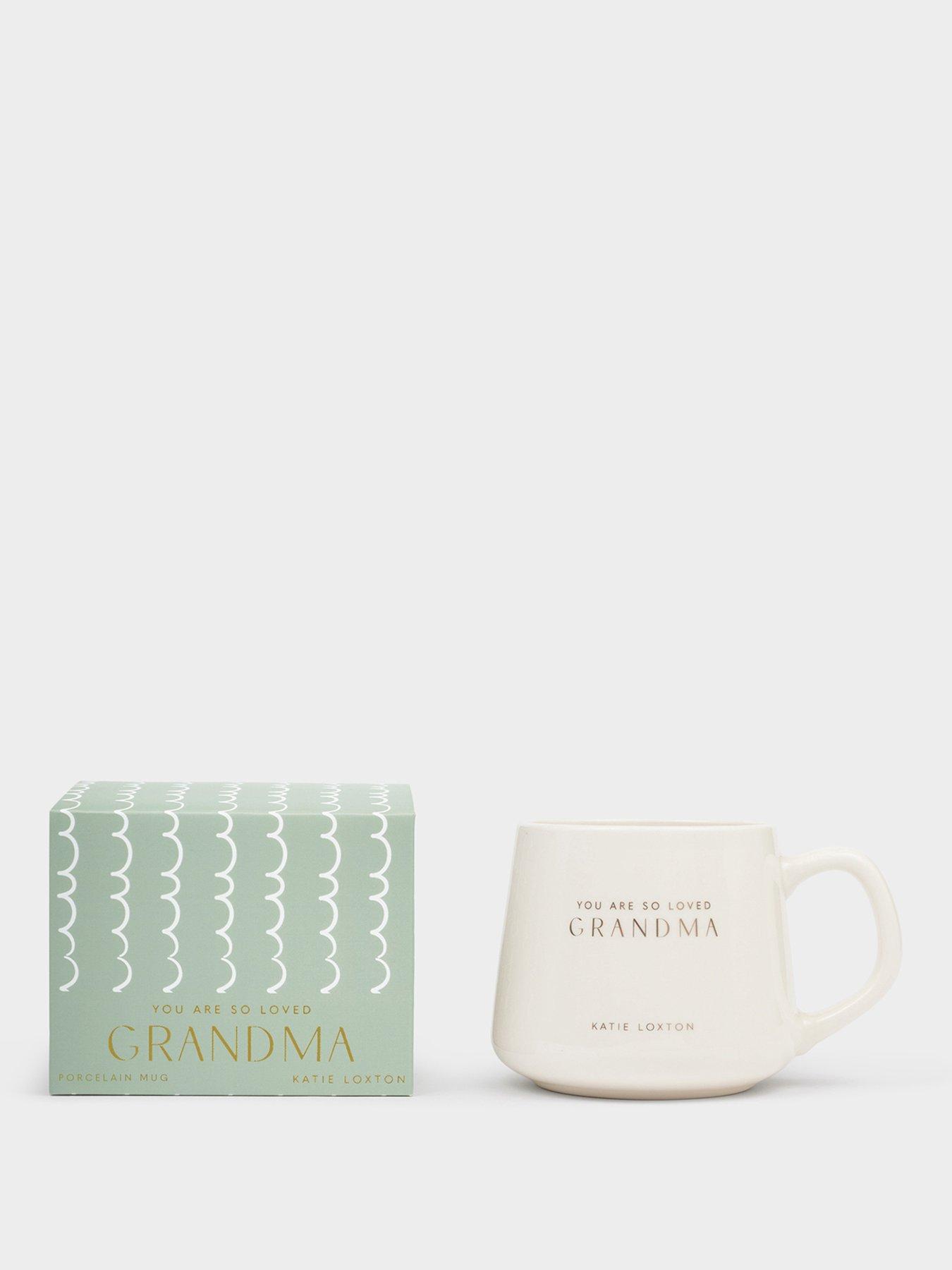 Katie Loxton CERAMIC MUG , YOU ARE SO LOVED GRANDMA , 9cm x 11.5cm x 11.5cm