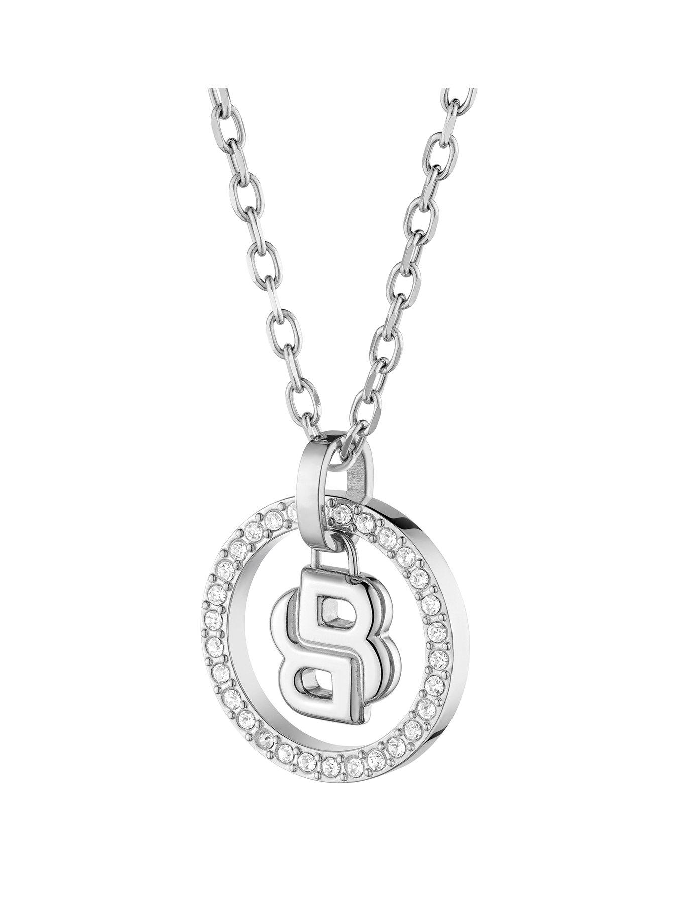 BOSS Ladies BOSS Double B Divine Stainless Steel Necklace