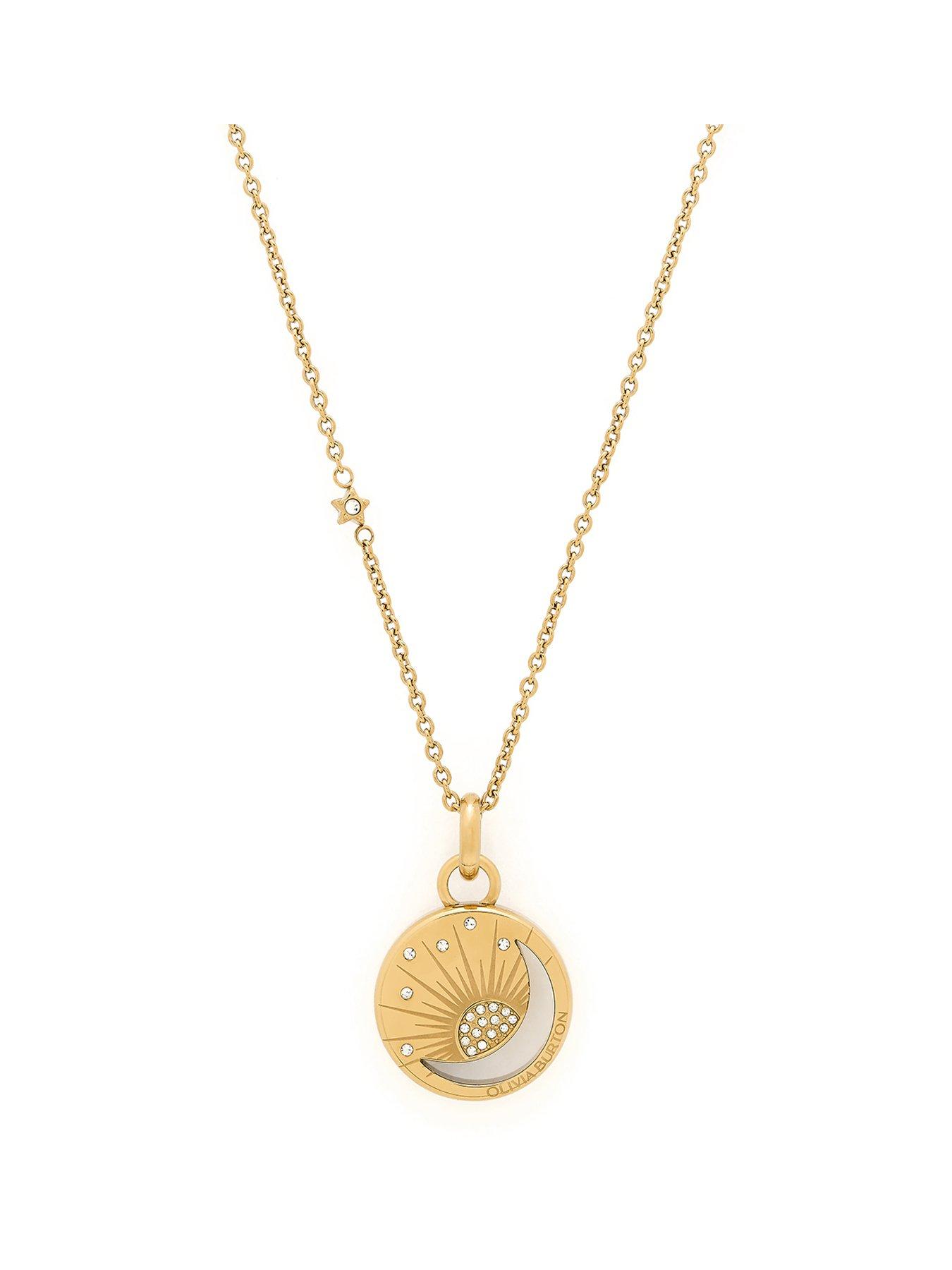 Olivia Burton Celestial Sun Gold IP Pendant Necklace