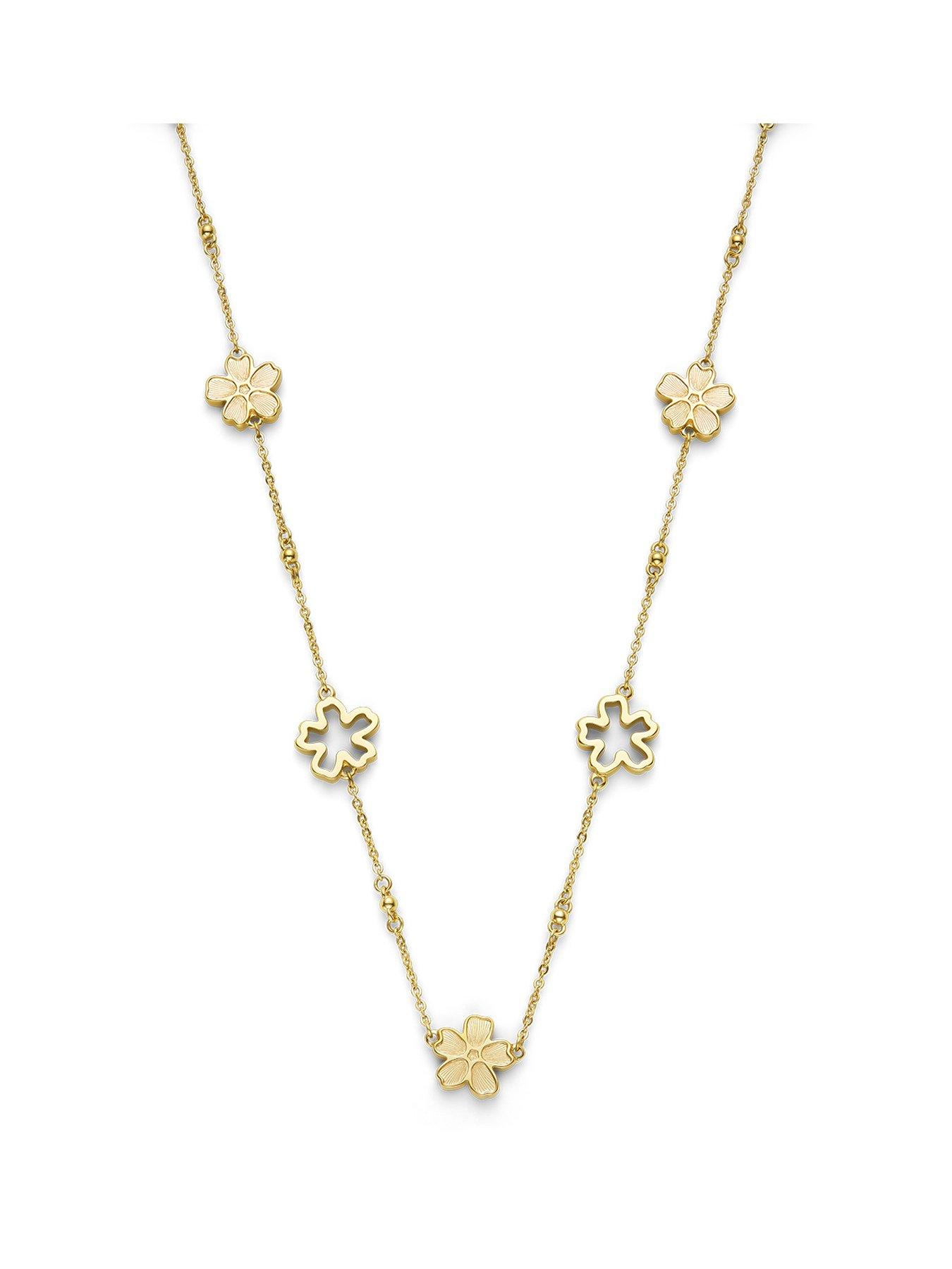 Olivia Burton Stainless Steel Forget Me Not Bracelet