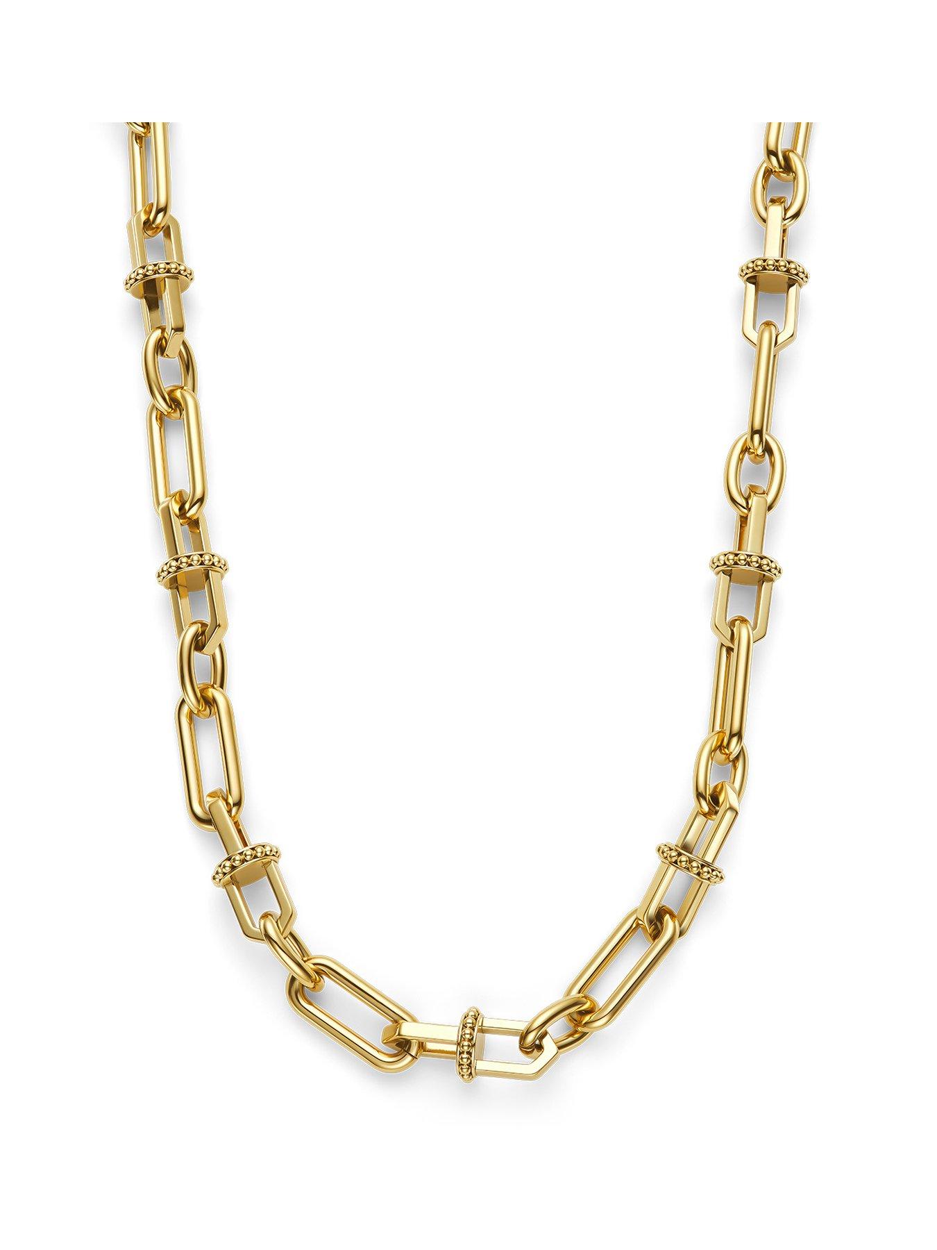 Olivia Burton Gold IP Anchor Link Necklace