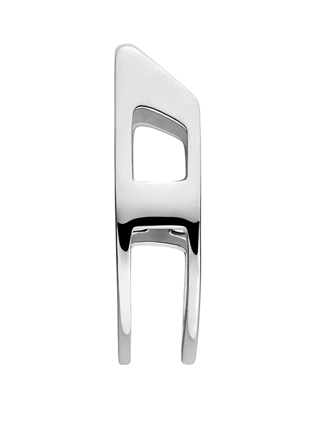 Diesel Diesel Unisex Stainless Steel Hoop Earring, DX1673040