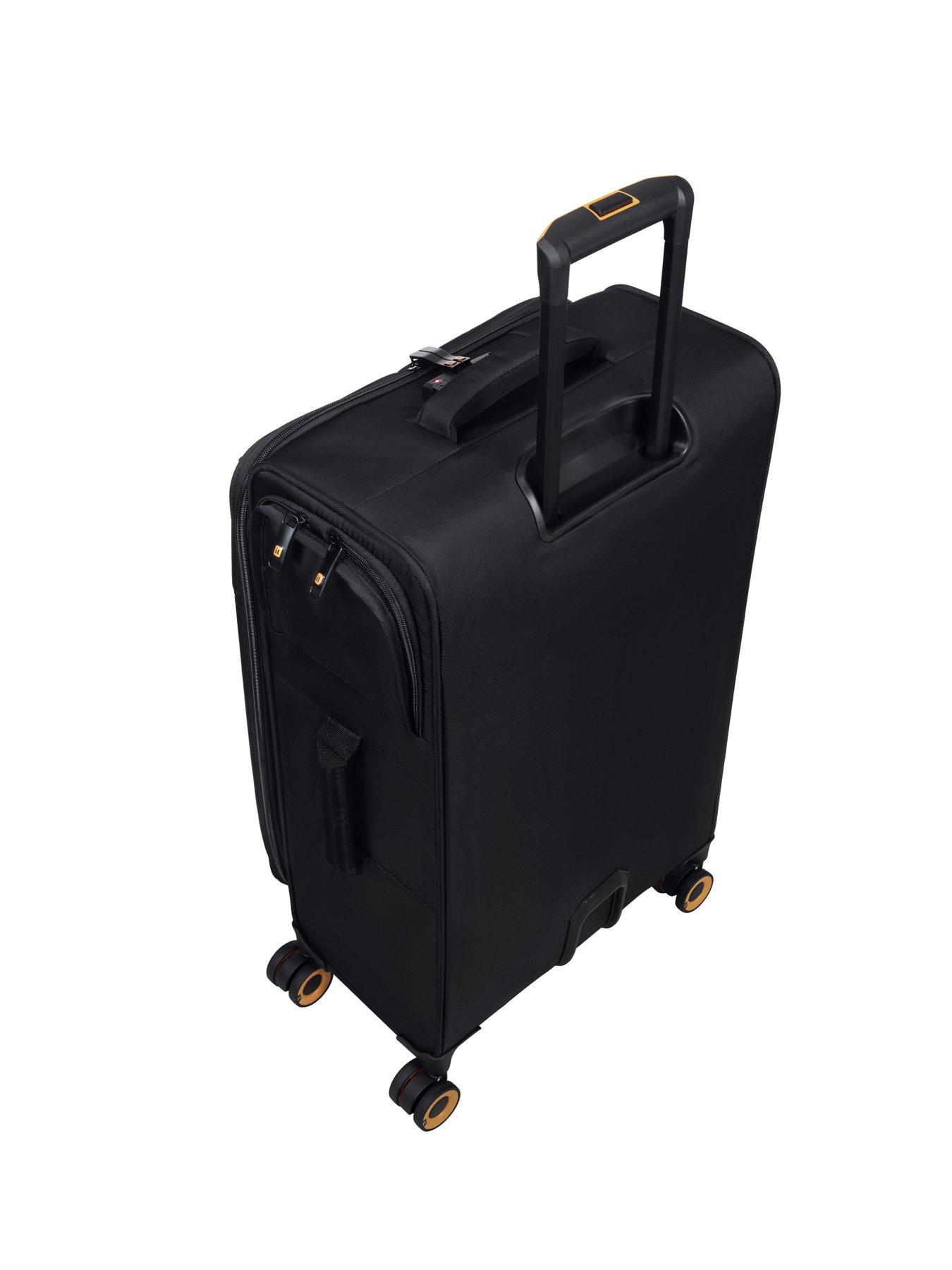 Image 3 of 7 of it Luggage Simultaneous Black Connectable Suitcase Set