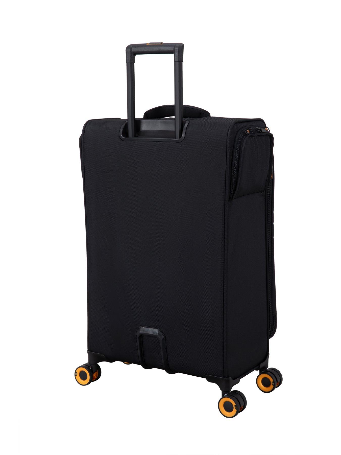 Image 4 of 7 of it Luggage Simultaneous Black Connectable Suitcase Set