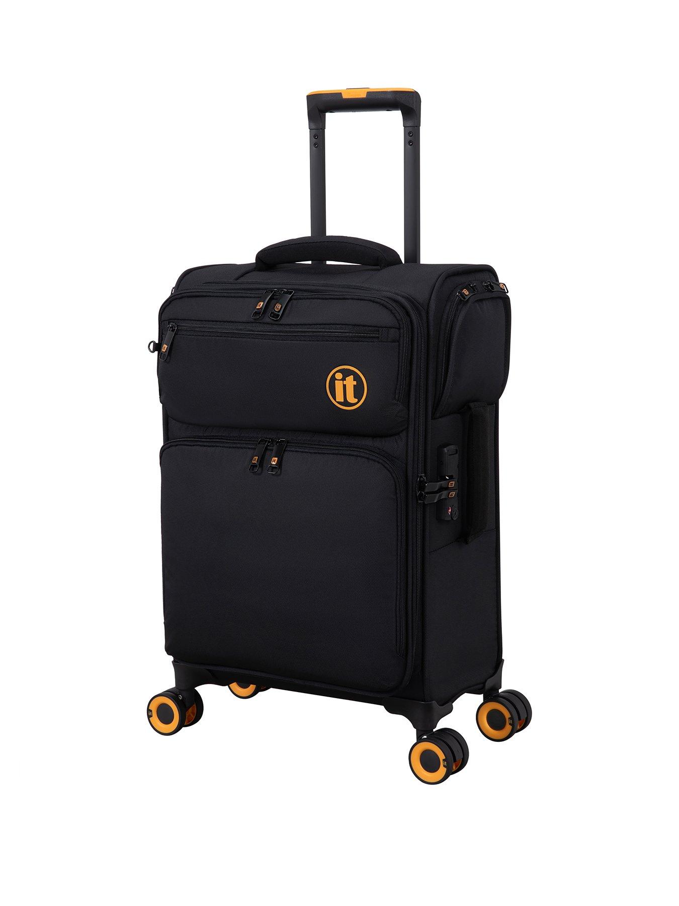 it Luggage Simultaneous Black Connectable Cabin Suitcase