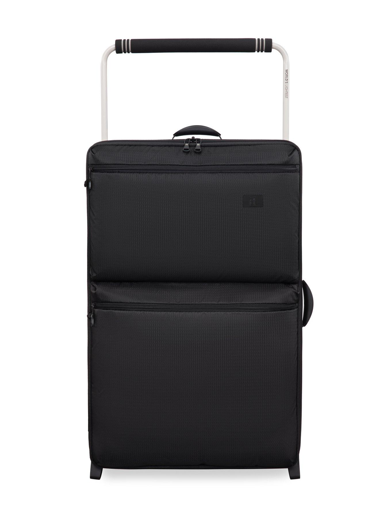 Image 2 of 6 of it Luggage Popstar Black World's Lightest Wide Handle Large Suitcase