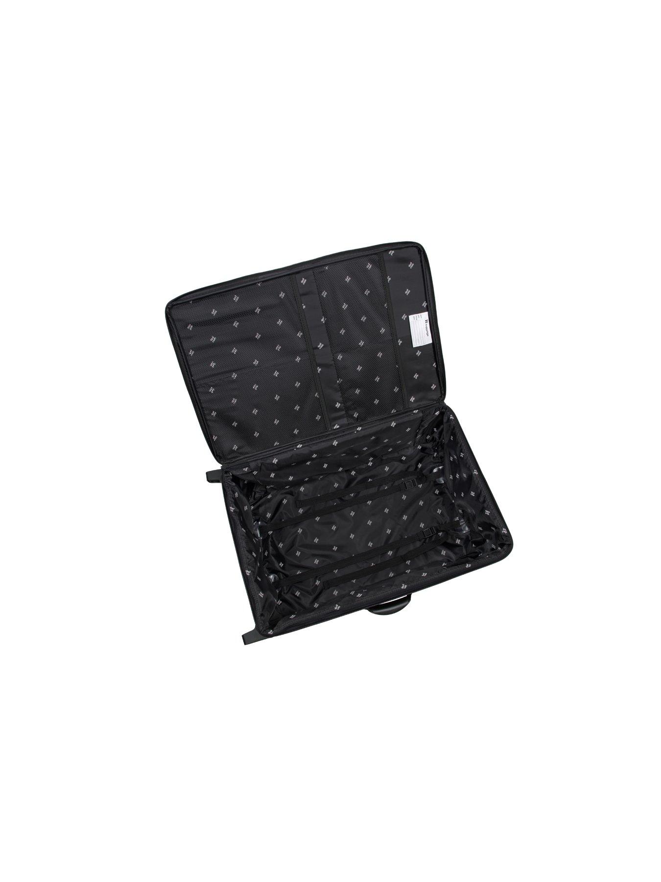 Image 6 of 6 of it Luggage Popstar Black World's Lightest Wide Handle Large Suitcase