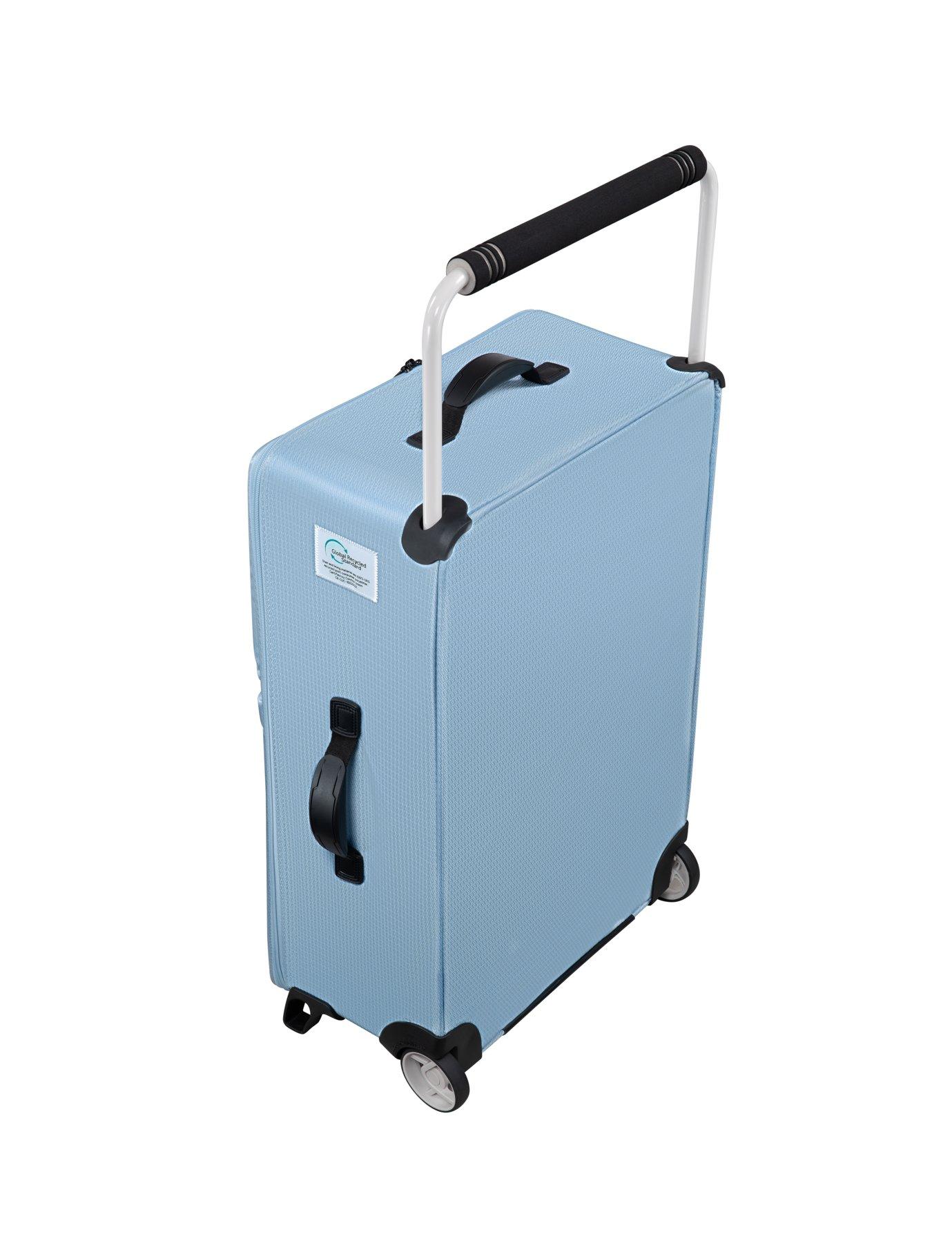 Image 3 of 6 of it Luggage Popstar Blue World's Lightest Wide Handle Medium Suitcase
