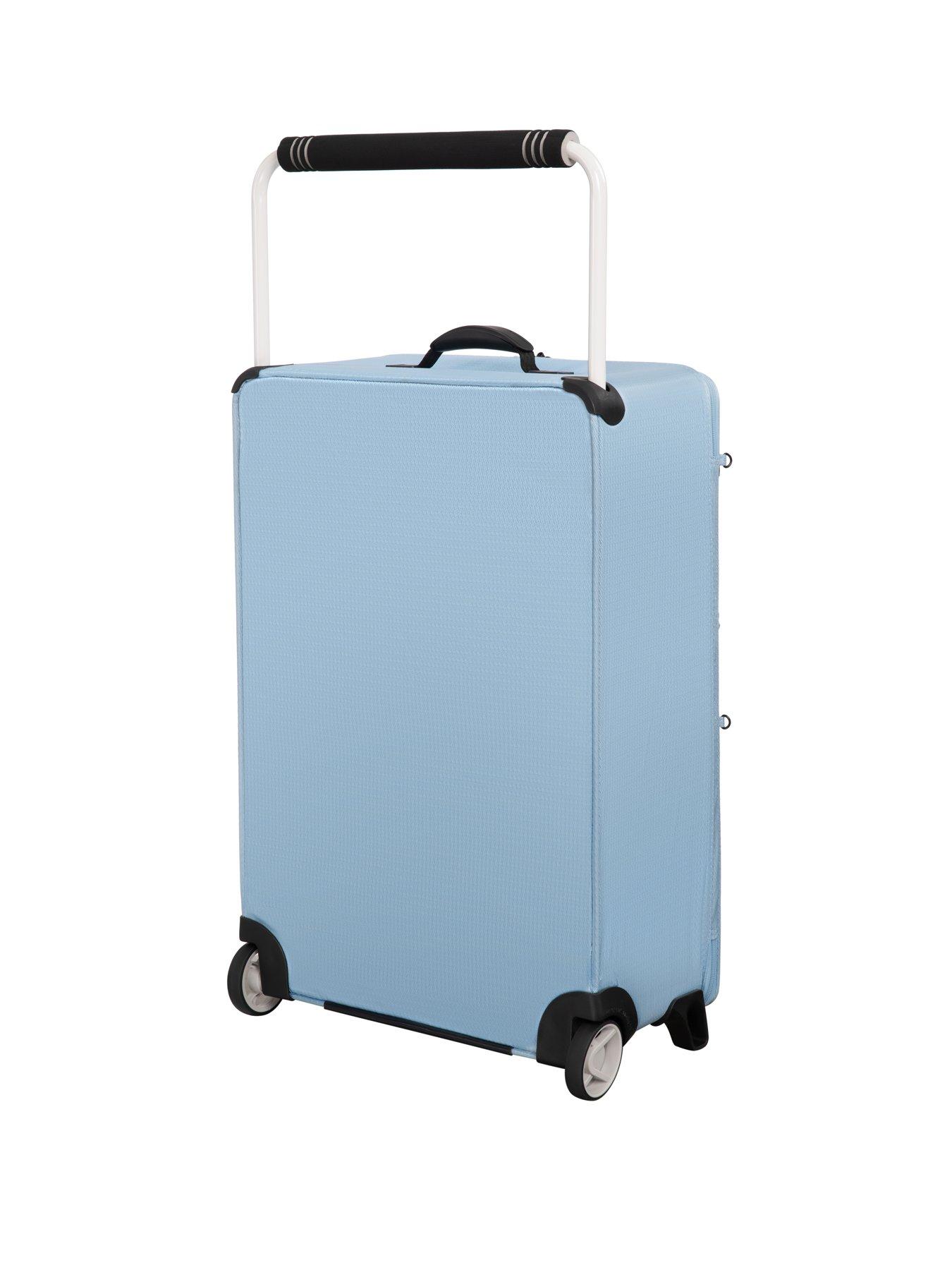Image 4 of 6 of it Luggage Popstar Blue World's Lightest Wide Handle Medium Suitcase
