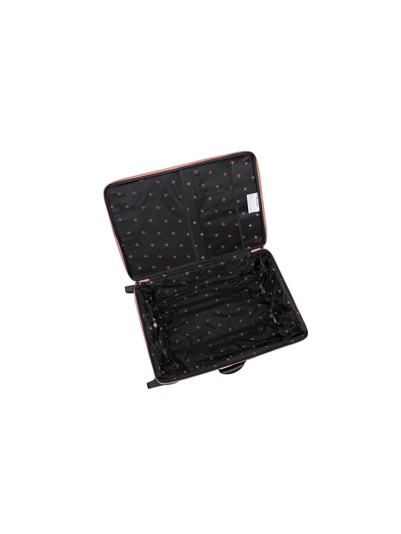 Image 7 of 7 of it Luggage Popstar Blush World's Lightest Wide Handle 3pc Suitcase Set