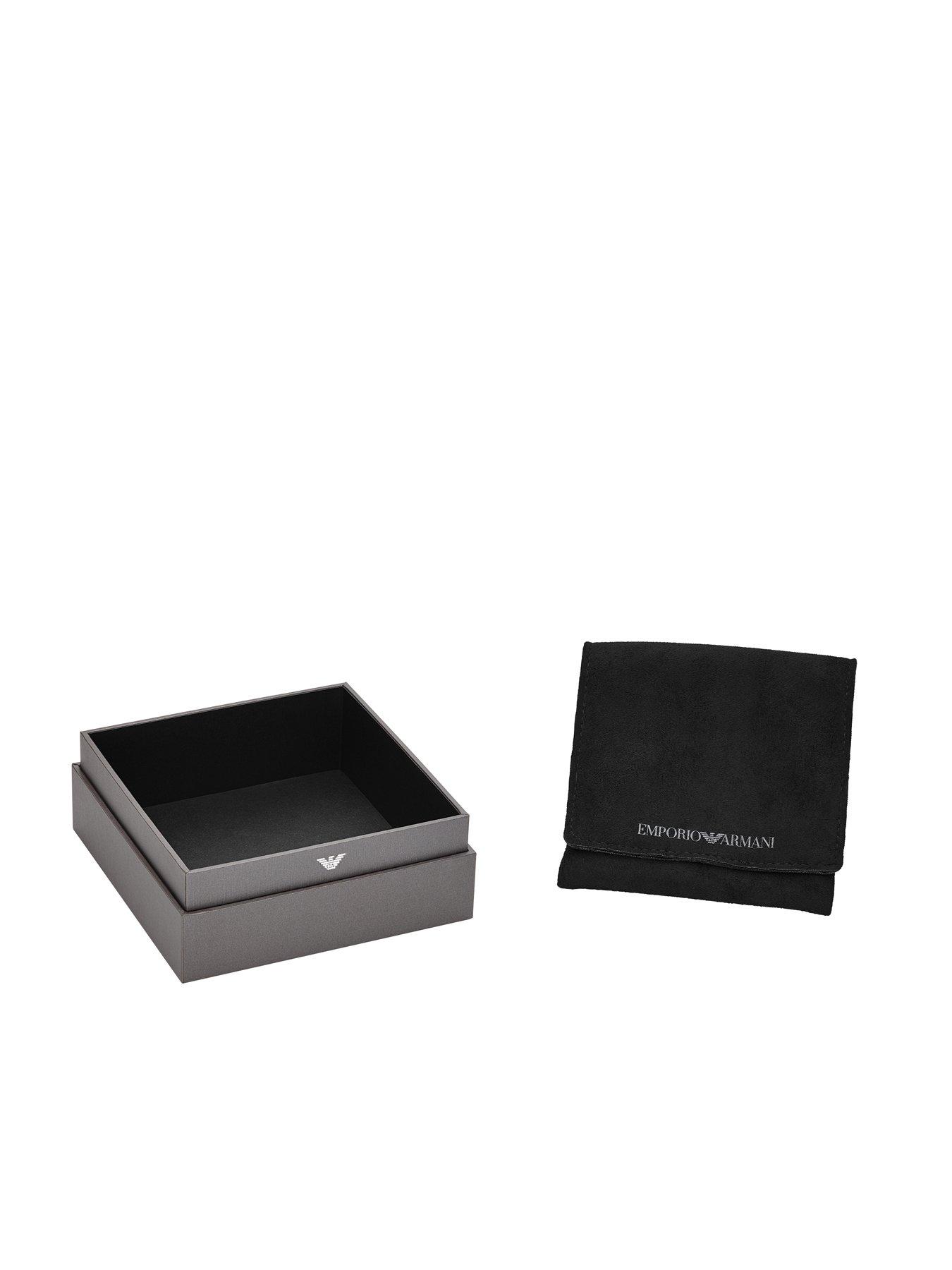 Image 4 of 4 of Emporio Armani Mens Stainless Steel Cuff Link, EGS3308040
