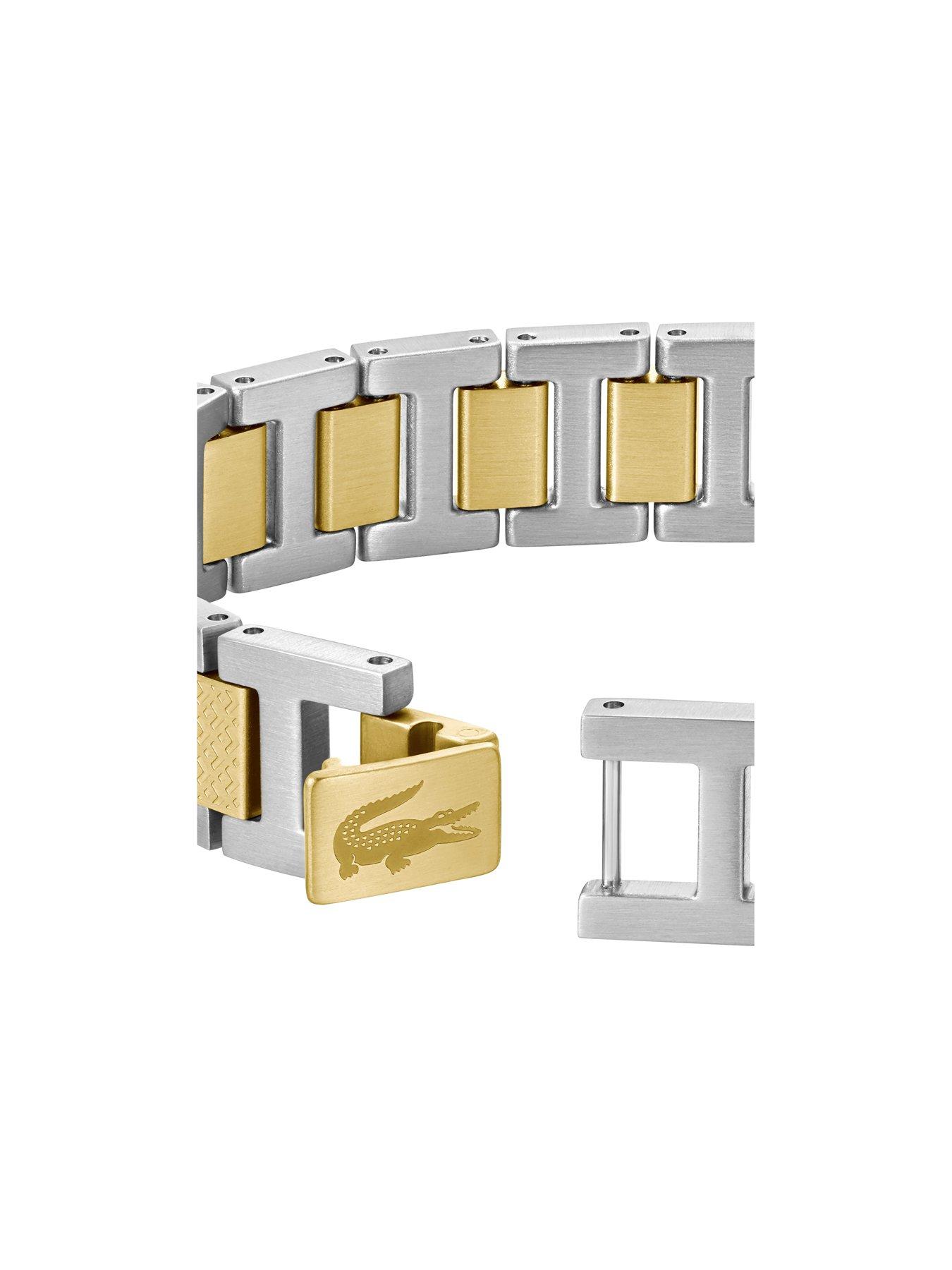 Image 2 of 5 of Lacoste Mens Metropole Two-Tone Stainless Steel &amp; Gold IP