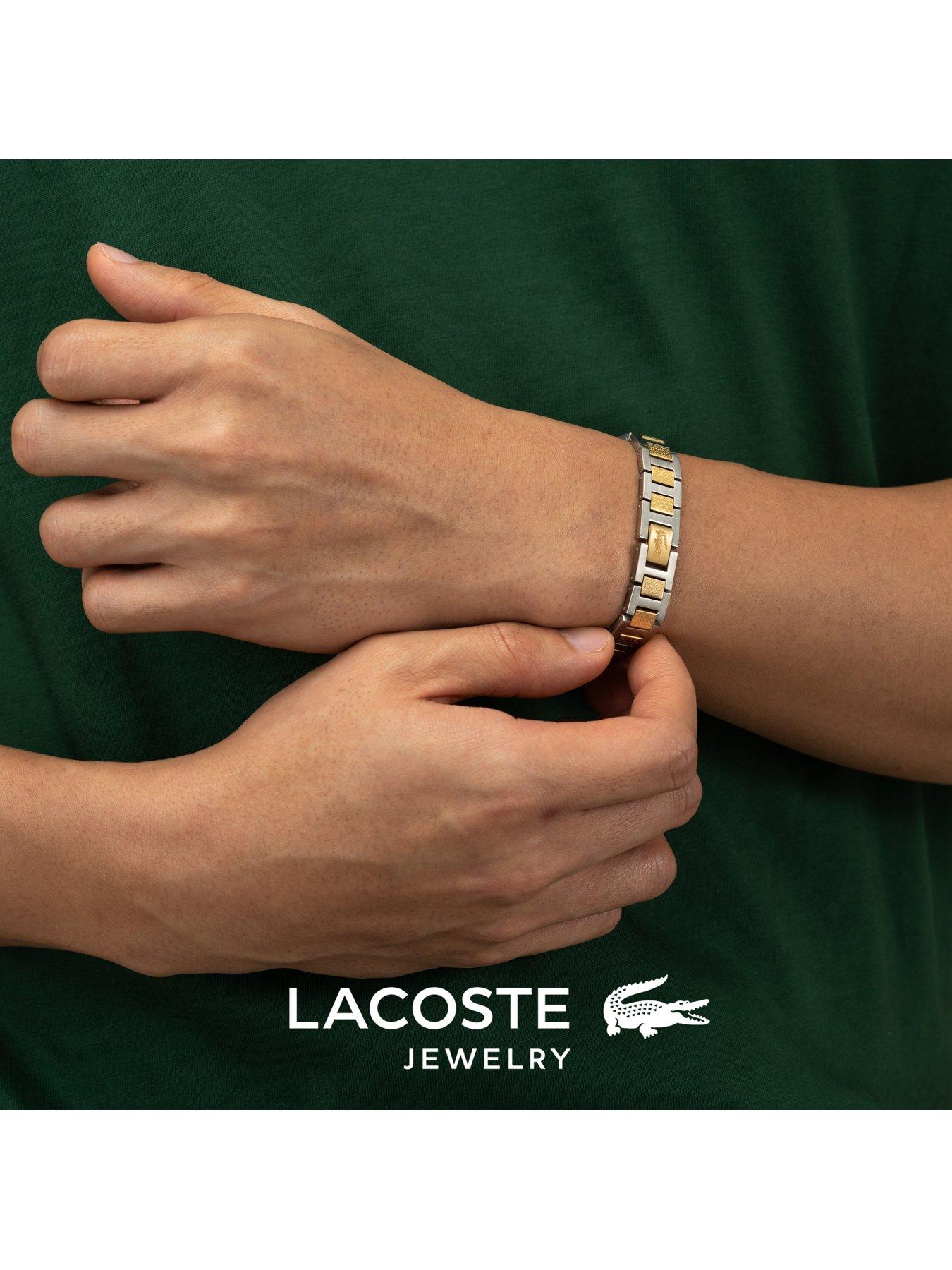Image 5 of 5 of Lacoste Mens Metropole Two-Tone Stainless Steel &amp; Gold IP