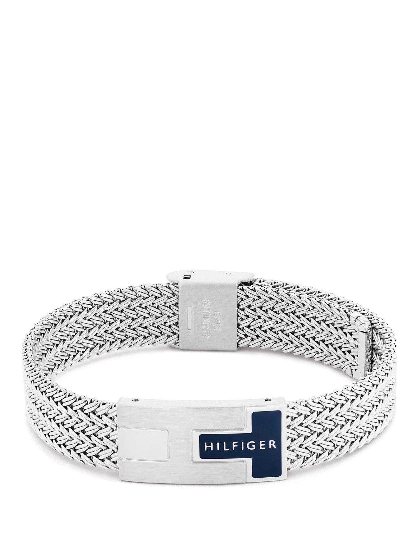 Tommy Hilfiger Men's Nautical  Stainless Steel Mesh Bracelet