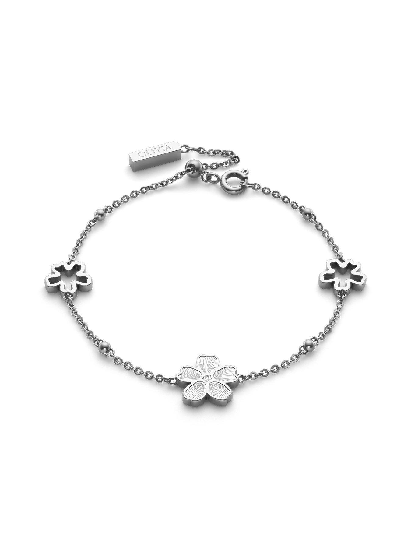 Image 2 of 7 of Olivia Burton Gold IP Forget Me Not Necklace