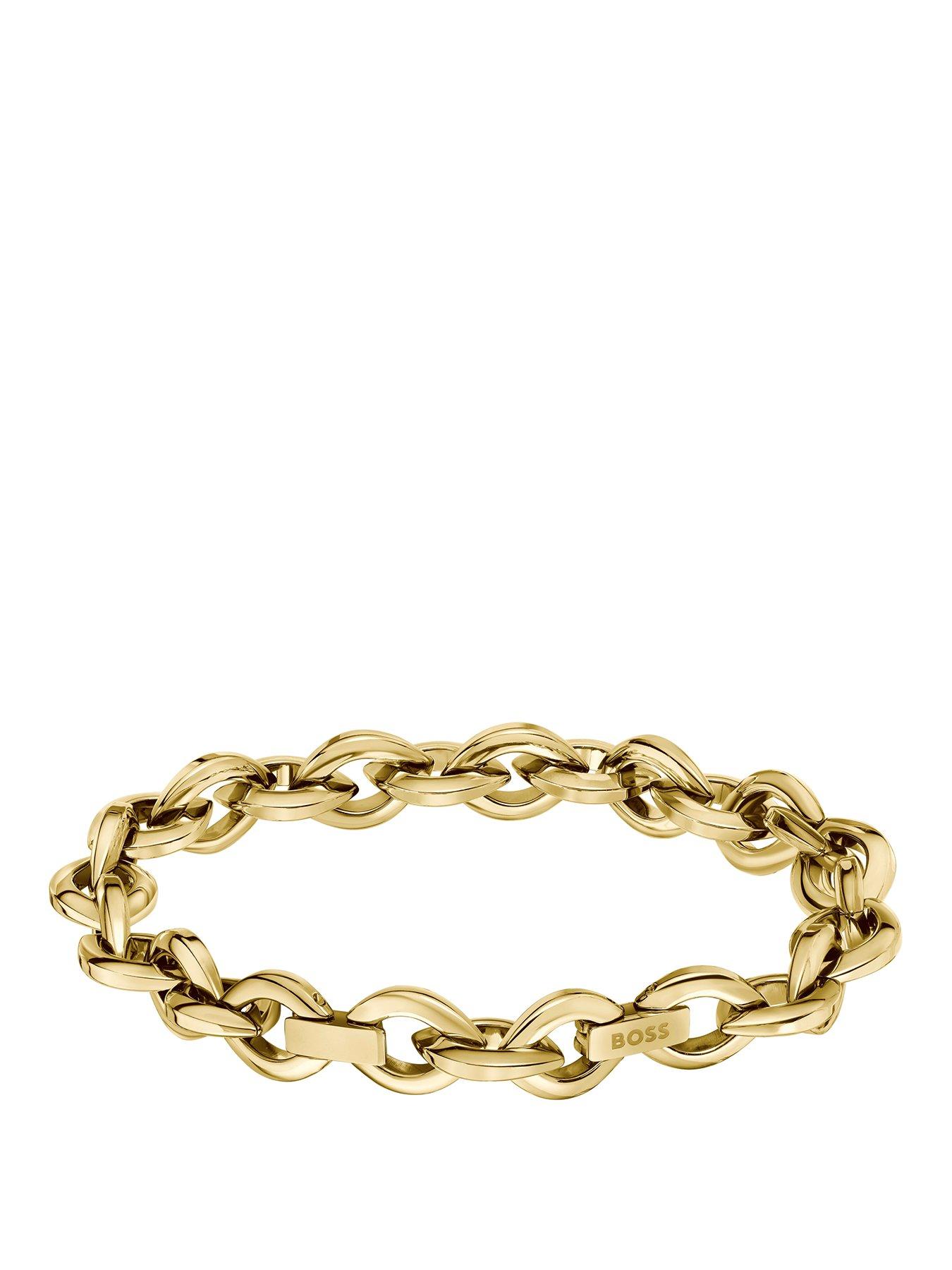 Image 1 of 7 of BOSS Ladies Fiora Gold IP Bracelet