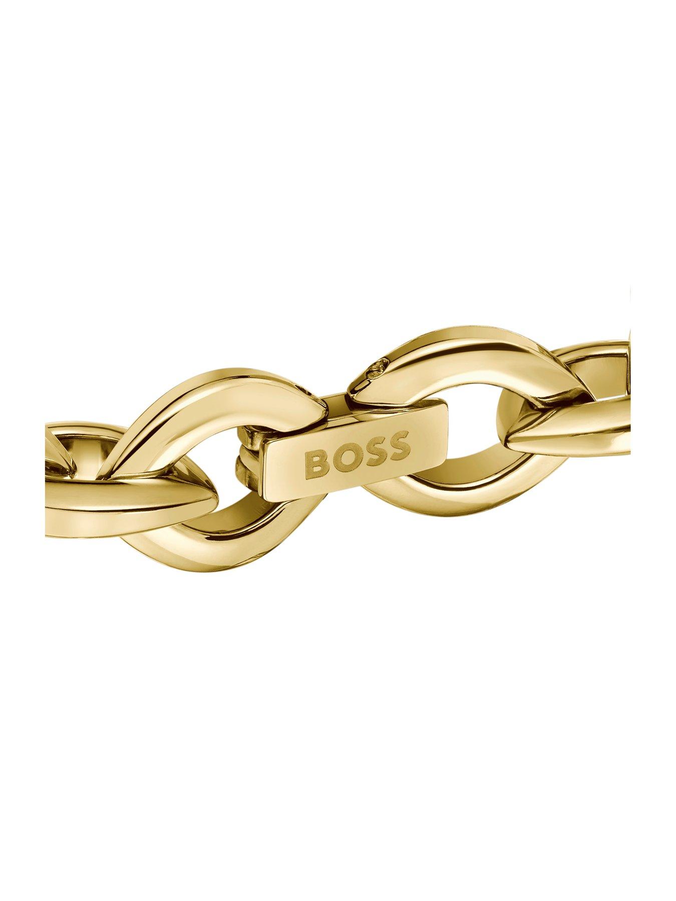 Image 2 of 7 of BOSS Ladies Fiora Gold IP Bracelet