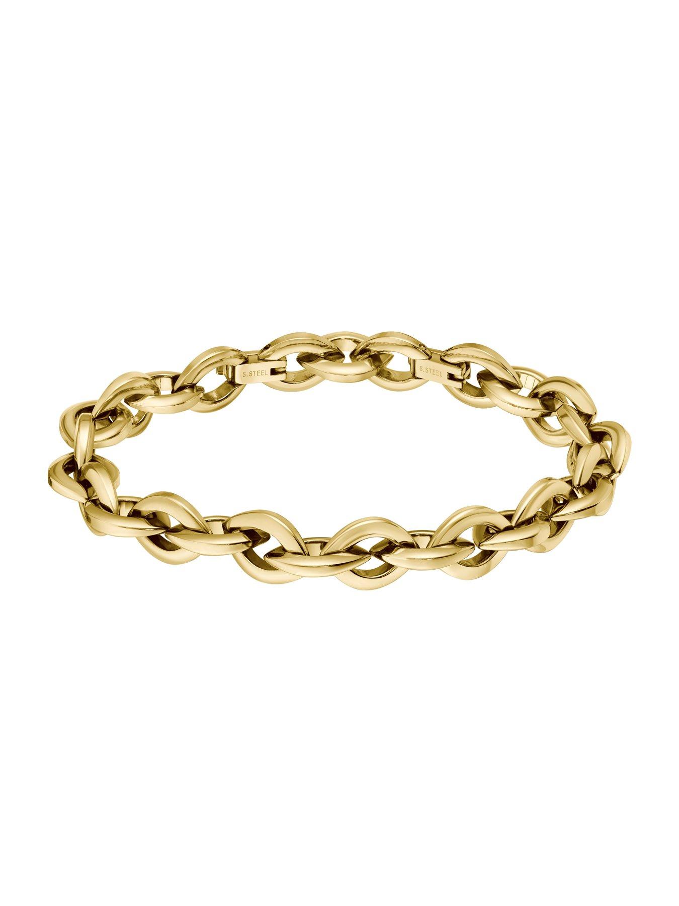 Image 3 of 7 of BOSS Ladies Fiora Gold IP Bracelet