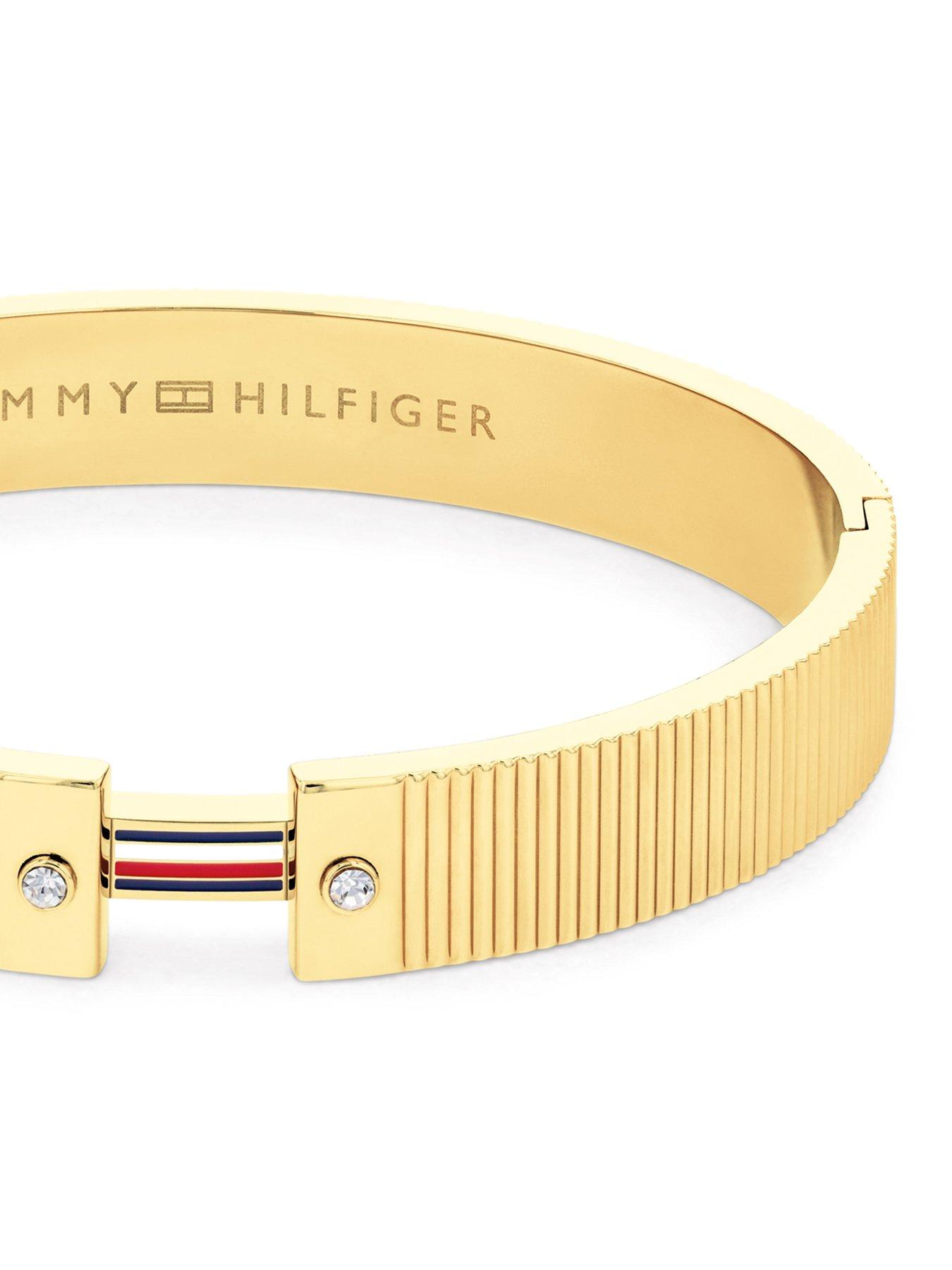 Image 2 of 3 of Tommy Hilfiger Womens Gold Plated Bangle