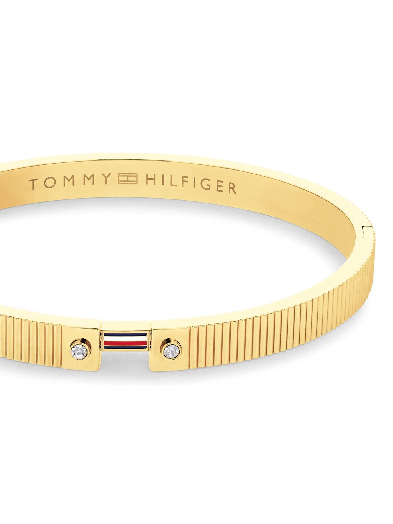Image 2 of 3 of Tommy Hilfiger Womens Gold Plated Bangle