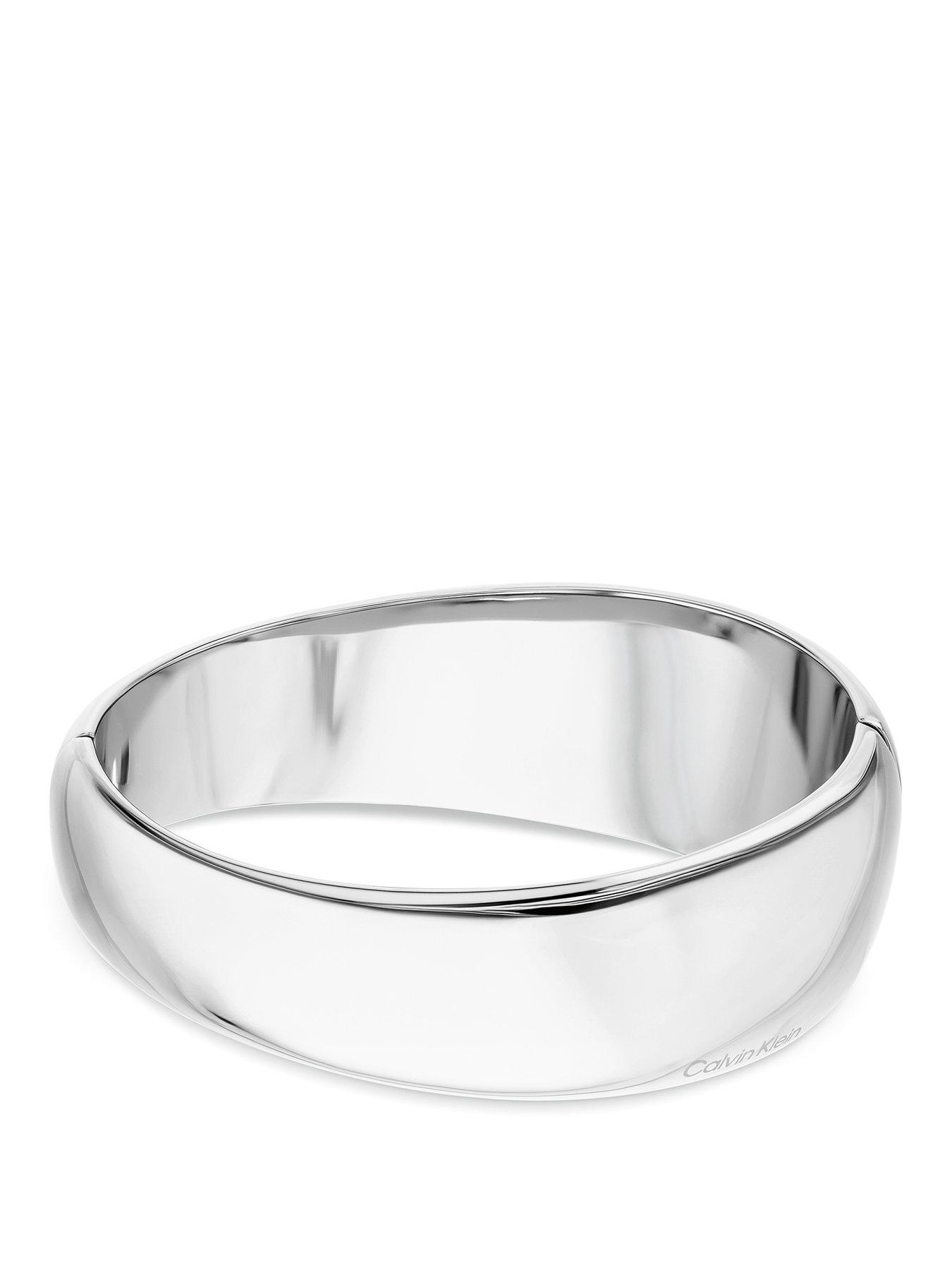 Calvin Klein Womens Ck Modern Purity Stainless Steel Bracelet