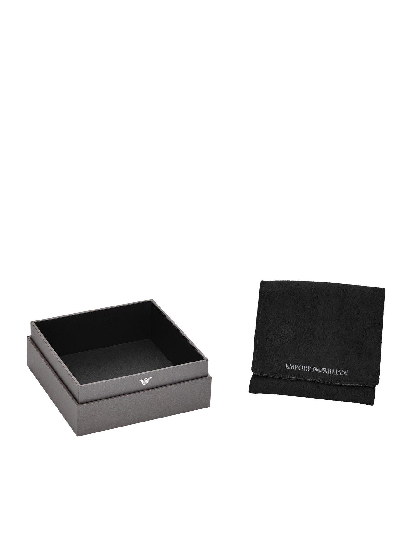 Image 4 of 4 of Emporio Armani Mens Stainless Steel ID Necklace, EGS3309040