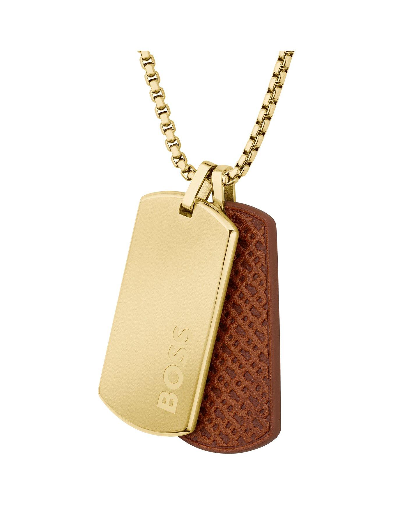 BOSS Gents BOSS Devon Gold IP Necklace