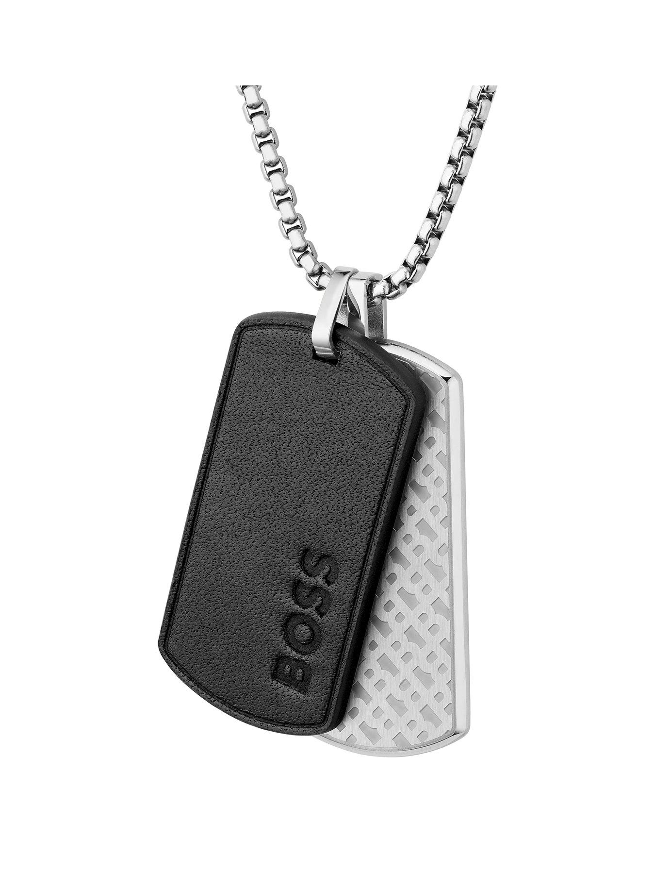 BOSS Gents Devon Stainless Steel Steel Necklace