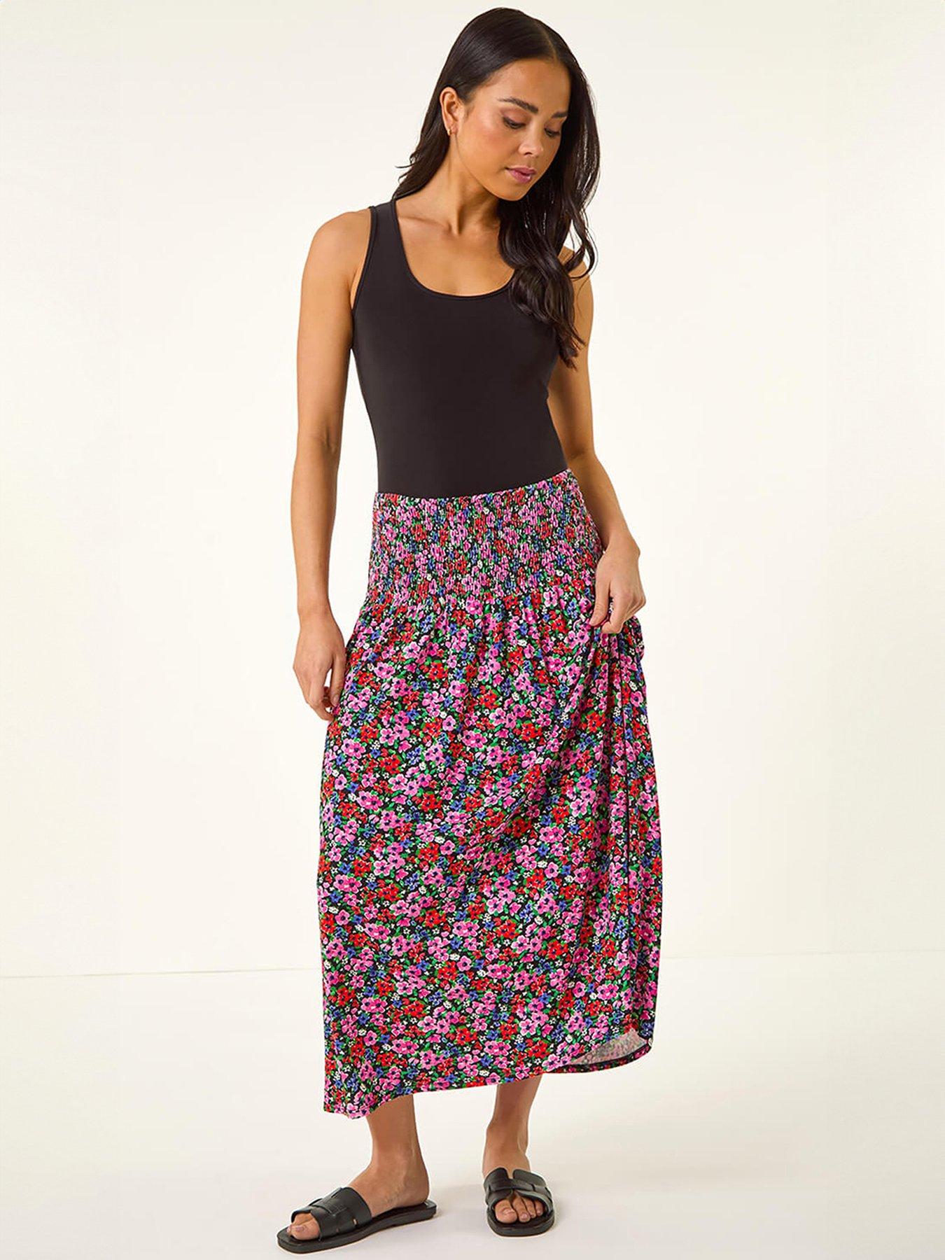 Roman Petite Shirred Band Skirt