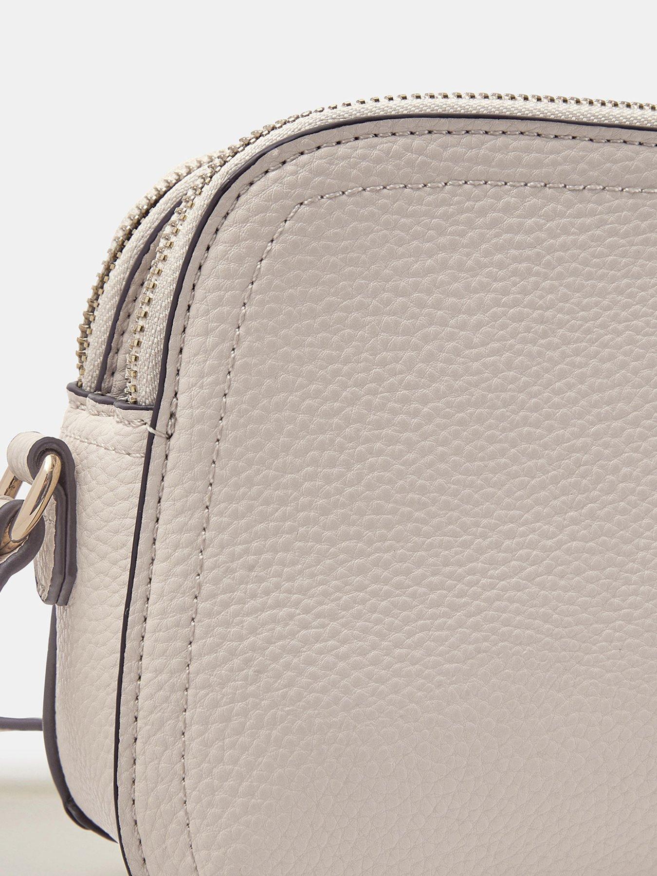 Image 5 of 5 of Accessorize Faux Leather Pleated Shoulder Bag