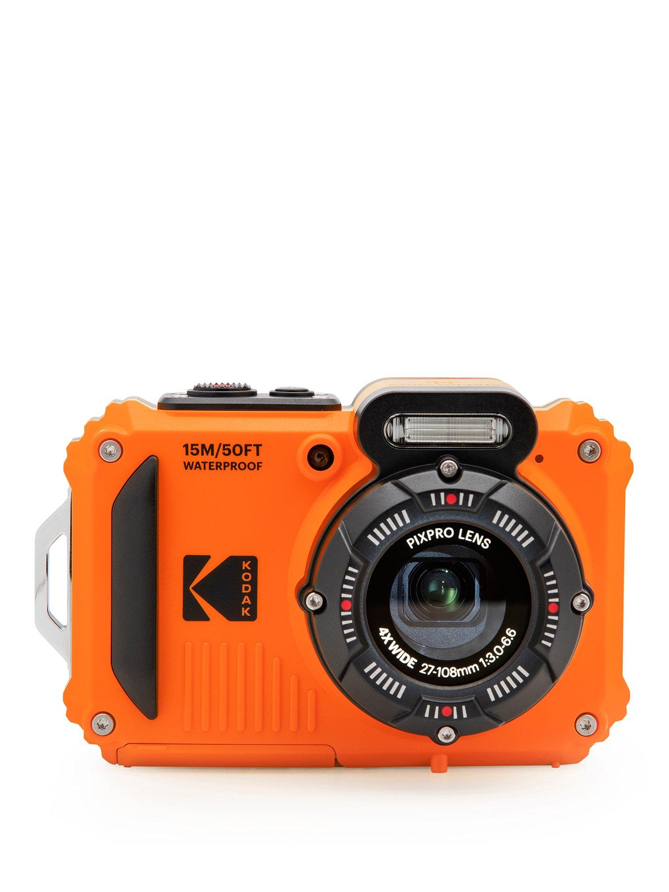 Image 1 of 5 of Kodak PIXPRO WPZ2 16MP 4x Zoom Tough Compact Camera - Orange - Camera Only
