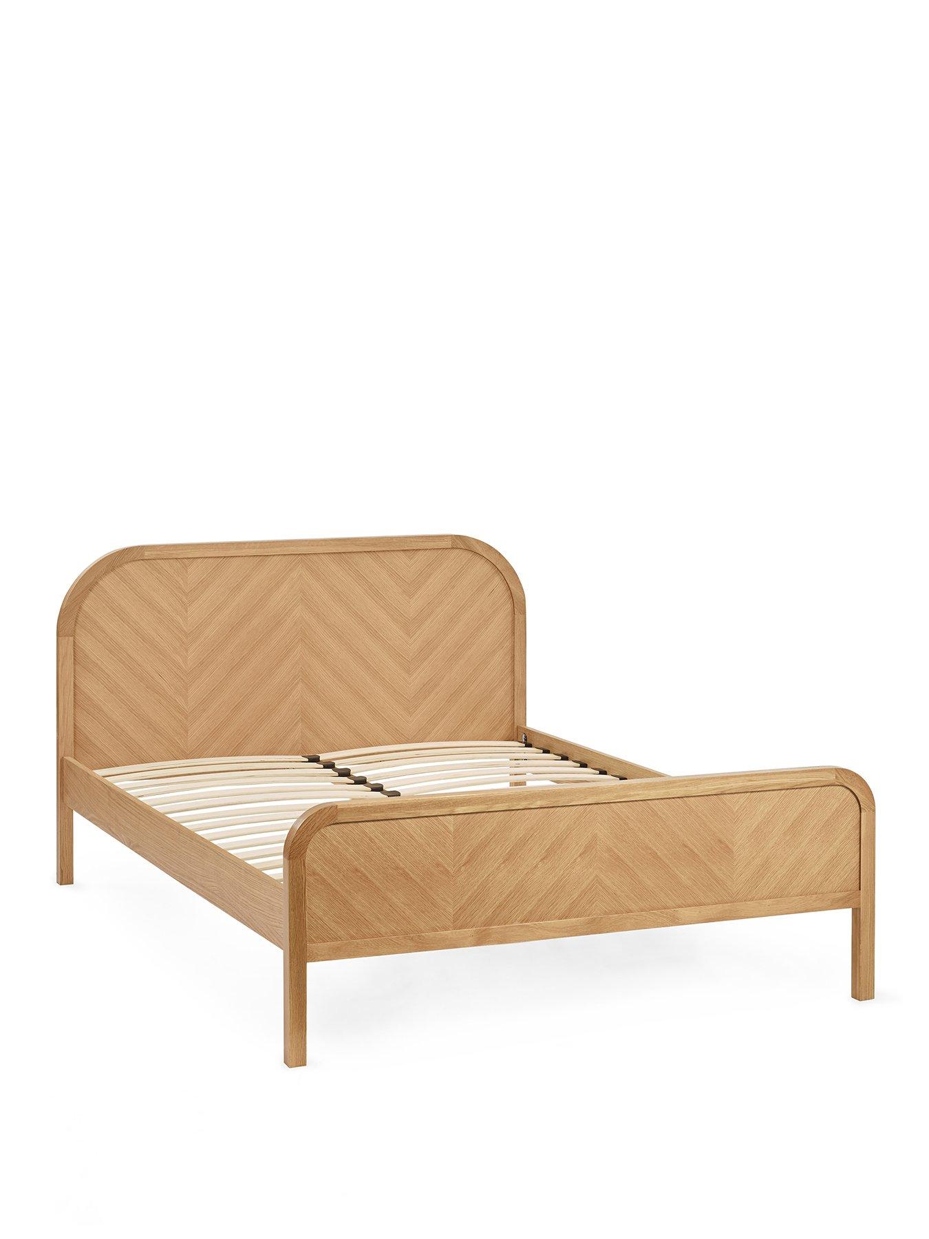 Image 2 of 7 of Julian Bowen Milo Oak Effect Chevron Bed