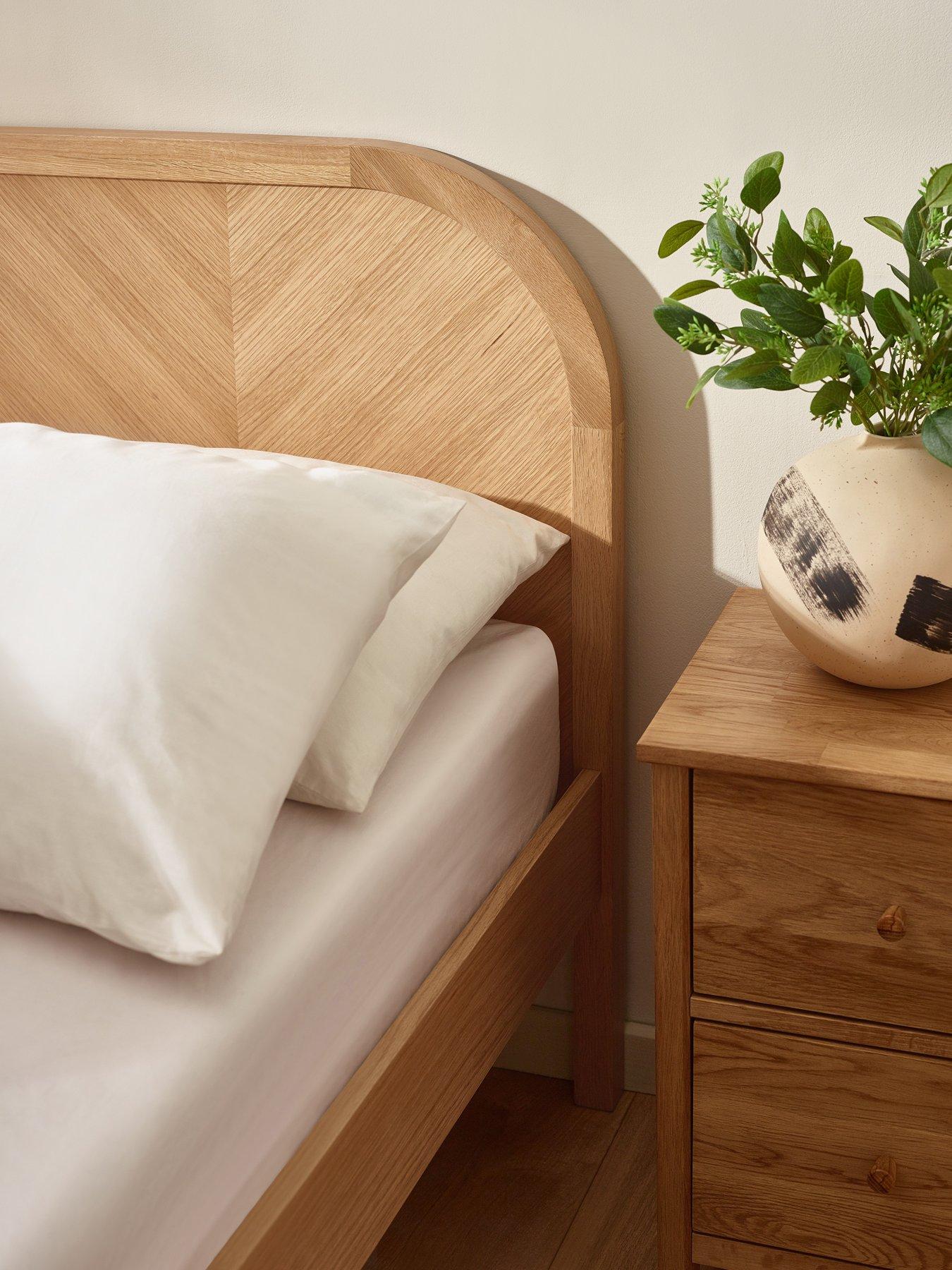 Image 5 of 7 of Julian Bowen Milo Oak Effect Chevron Bed
