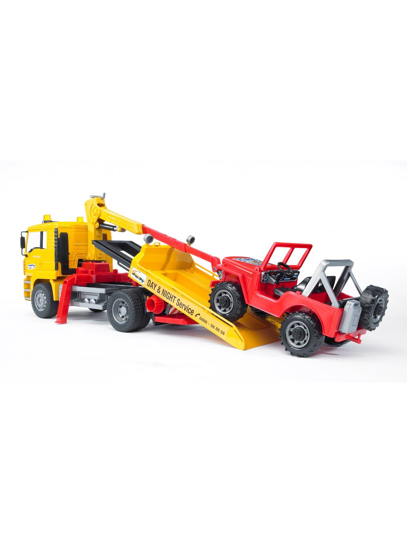 Image 7 of 7 of Bruder MAN TGA Breakdown-truck with cross country vehicle