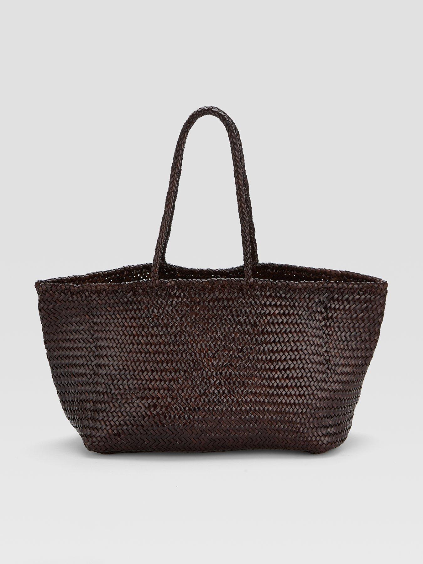 Ellyla Amora Large East West Woven Tote - Brown