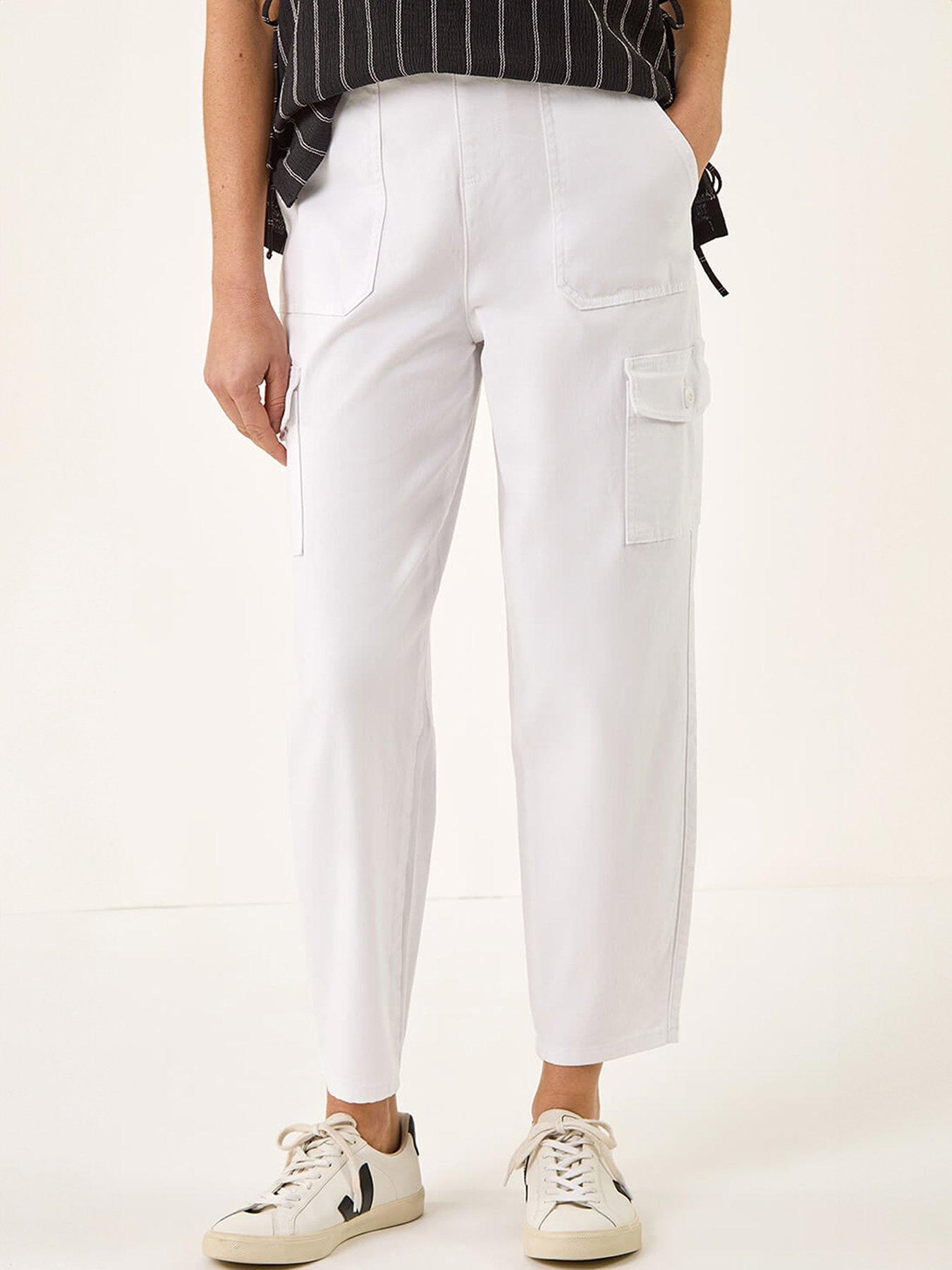Roman Cotton Cargo Stretch Trousers