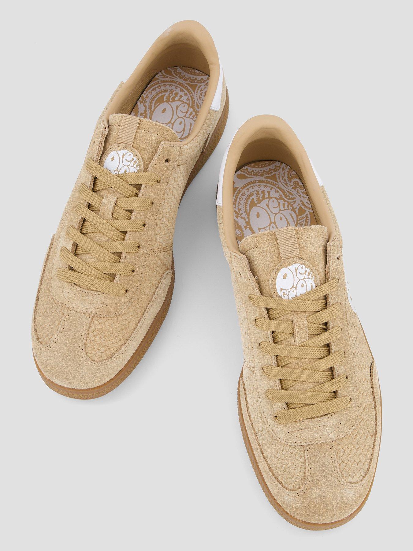 Image 3 of 7 of Pretty Green Ramblas Trainers - Beige