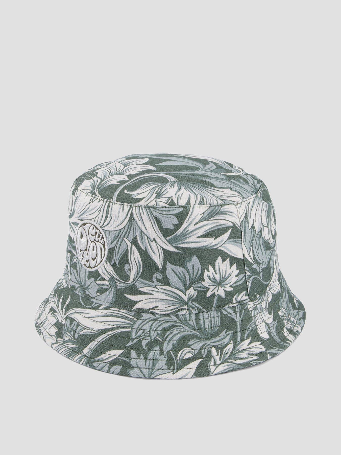 Image 2 of 4 of Pretty Green Bostall Printed Bucket Hat - Green