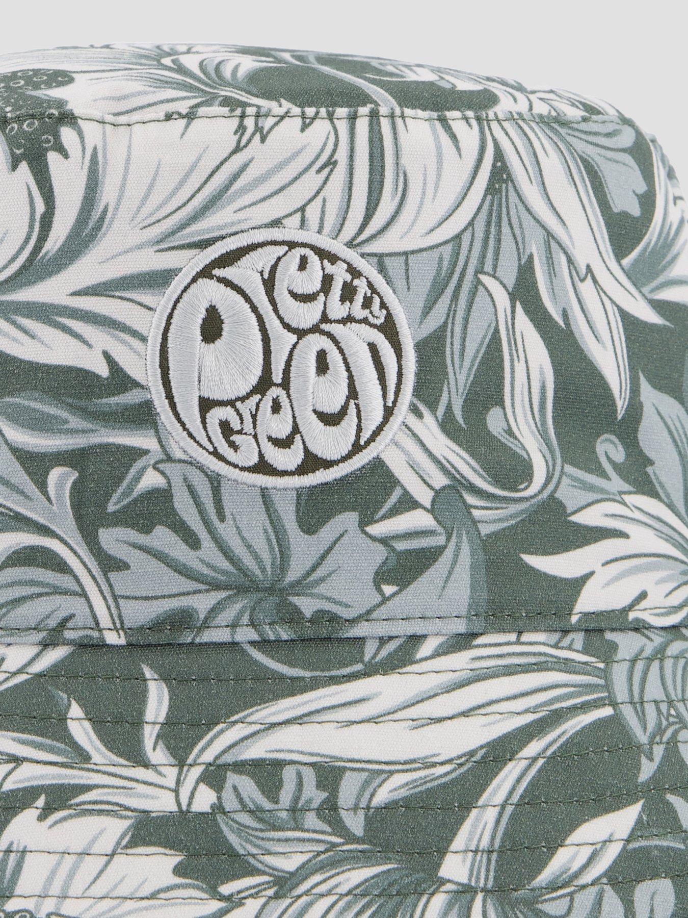 Image 3 of 4 of Pretty Green Bostall Printed Bucket Hat - Green