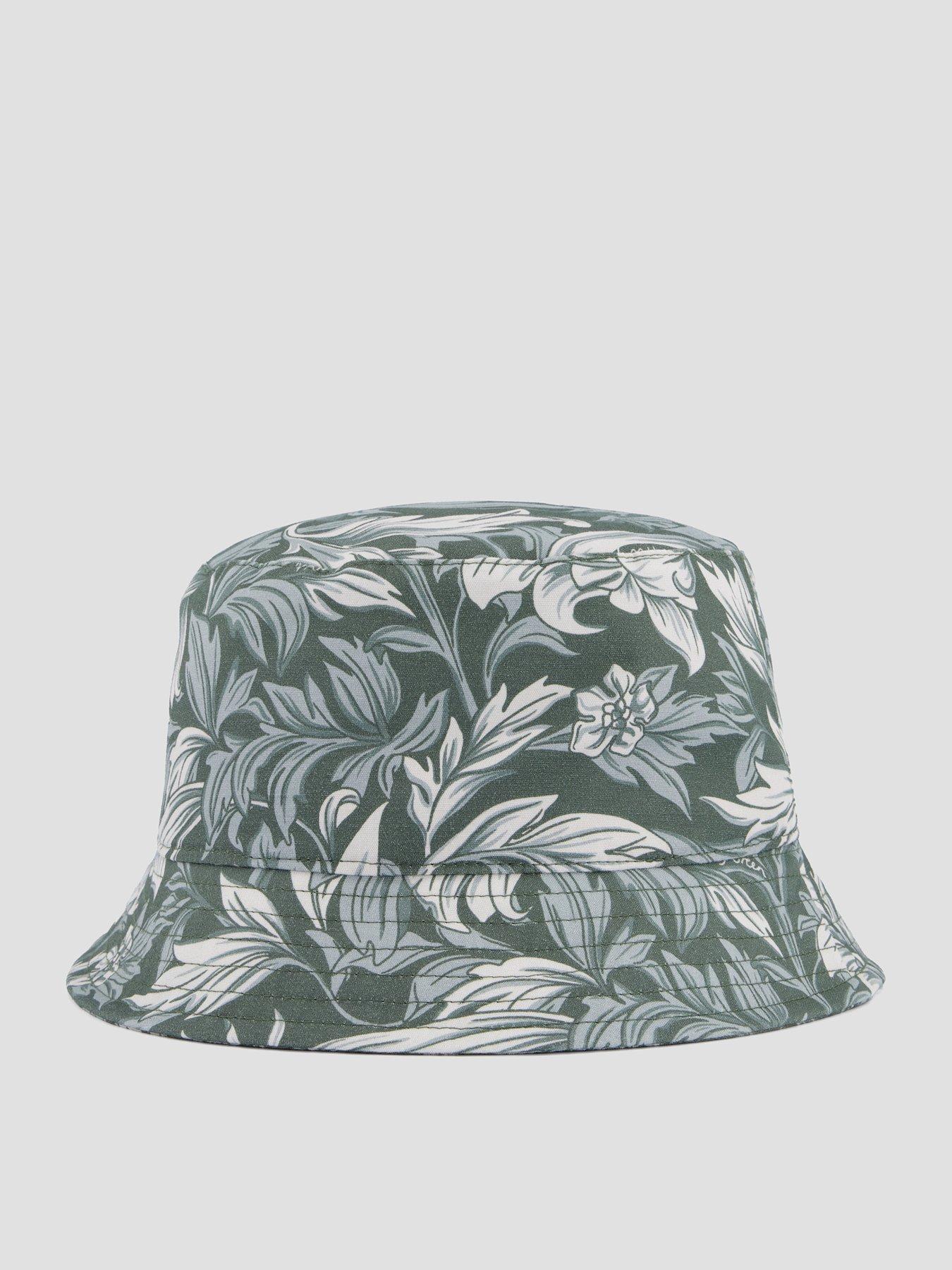 Image 4 of 4 of Pretty Green Bostall Printed Bucket Hat - Green