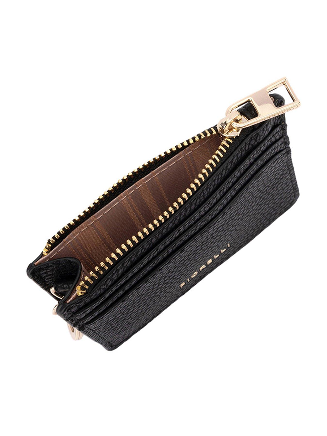 Image 1 of 4 of Fiorelli Ciara Key Chain Card Case - Black