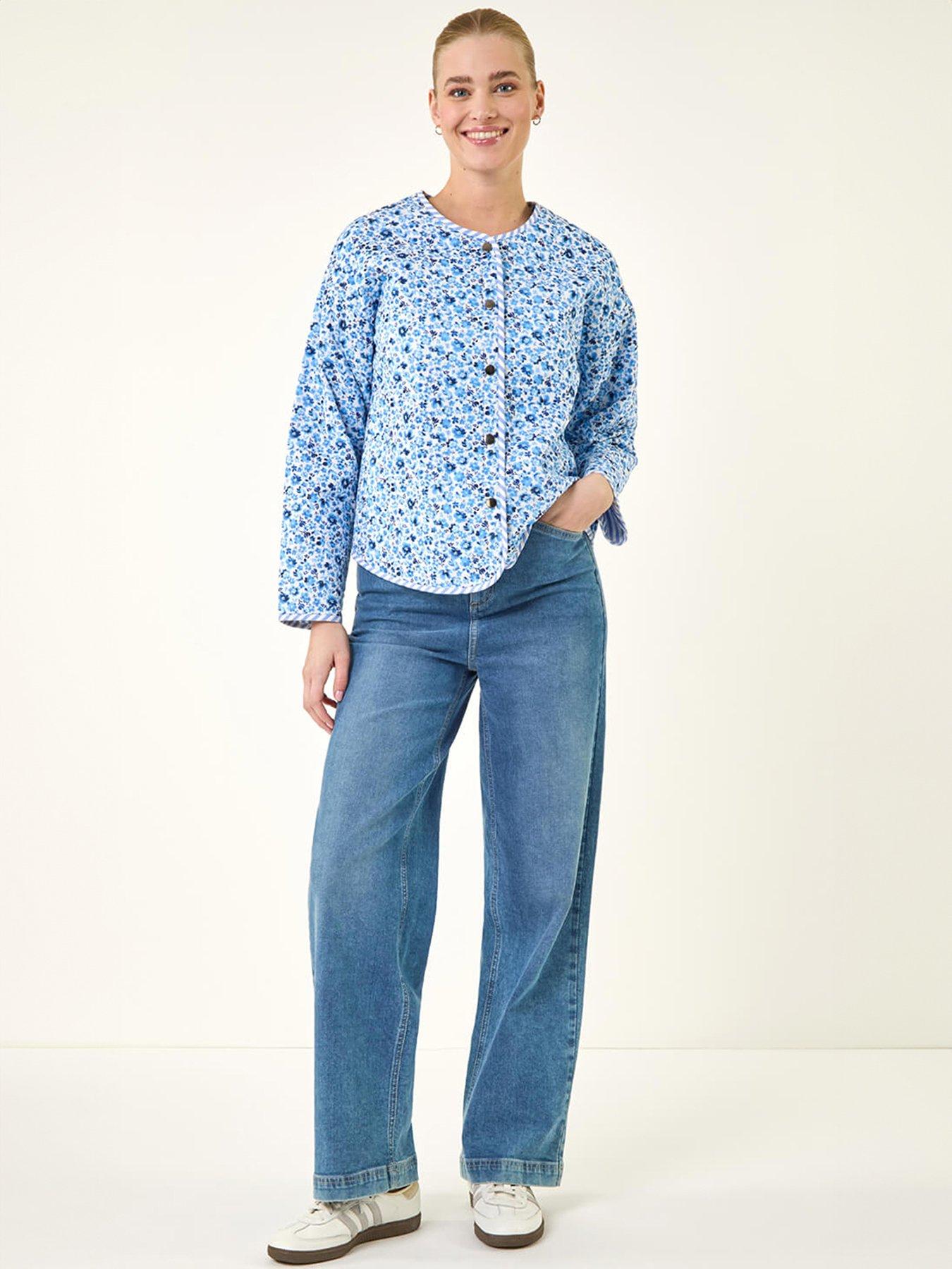 Image 3 of 5 of Roman Floral Quilted Jacket
