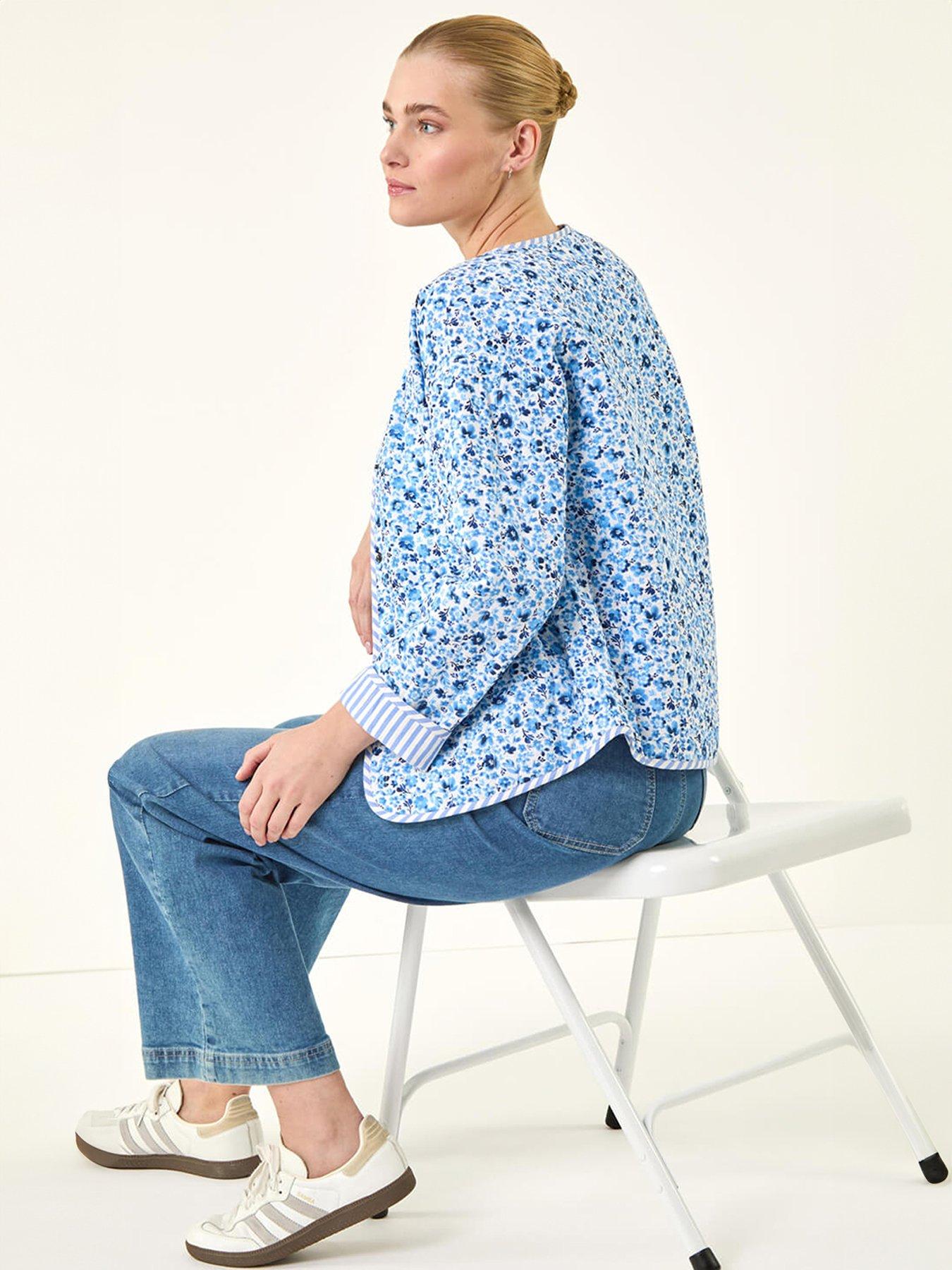 Image 4 of 5 of Roman Floral Quilted Jacket