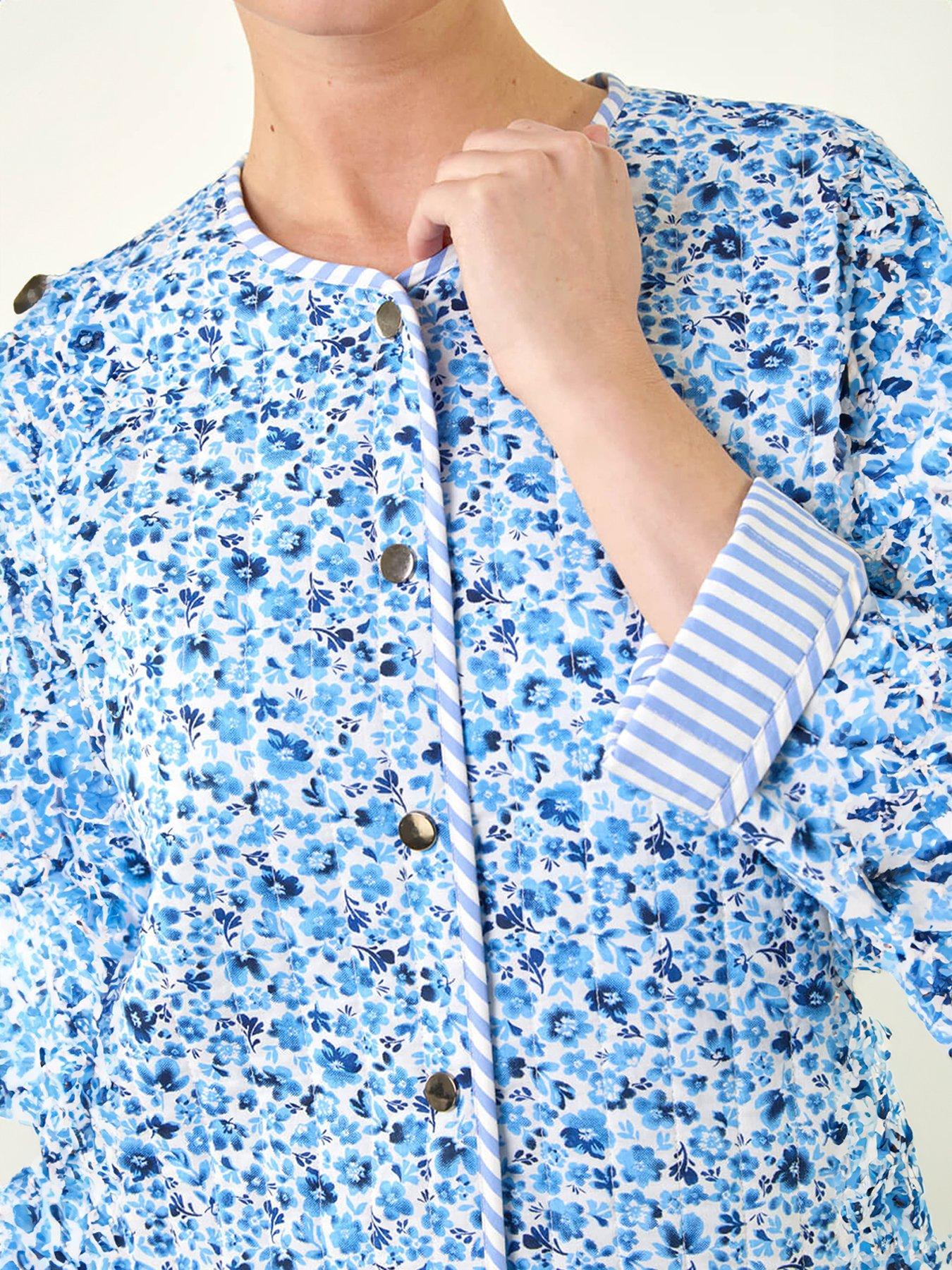 Image 5 of 5 of Roman Floral Quilted Jacket