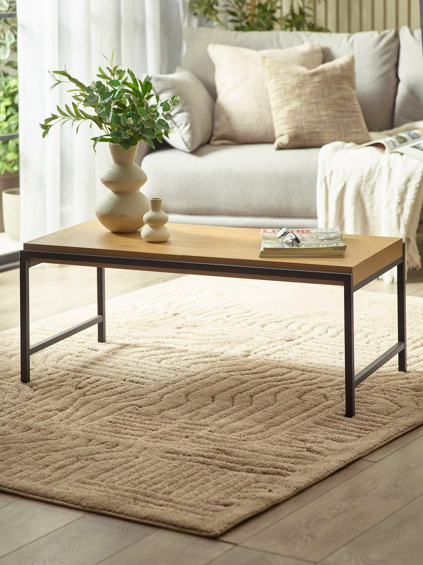 Julian Bowen Reuben 110cm Tray Coffee Table