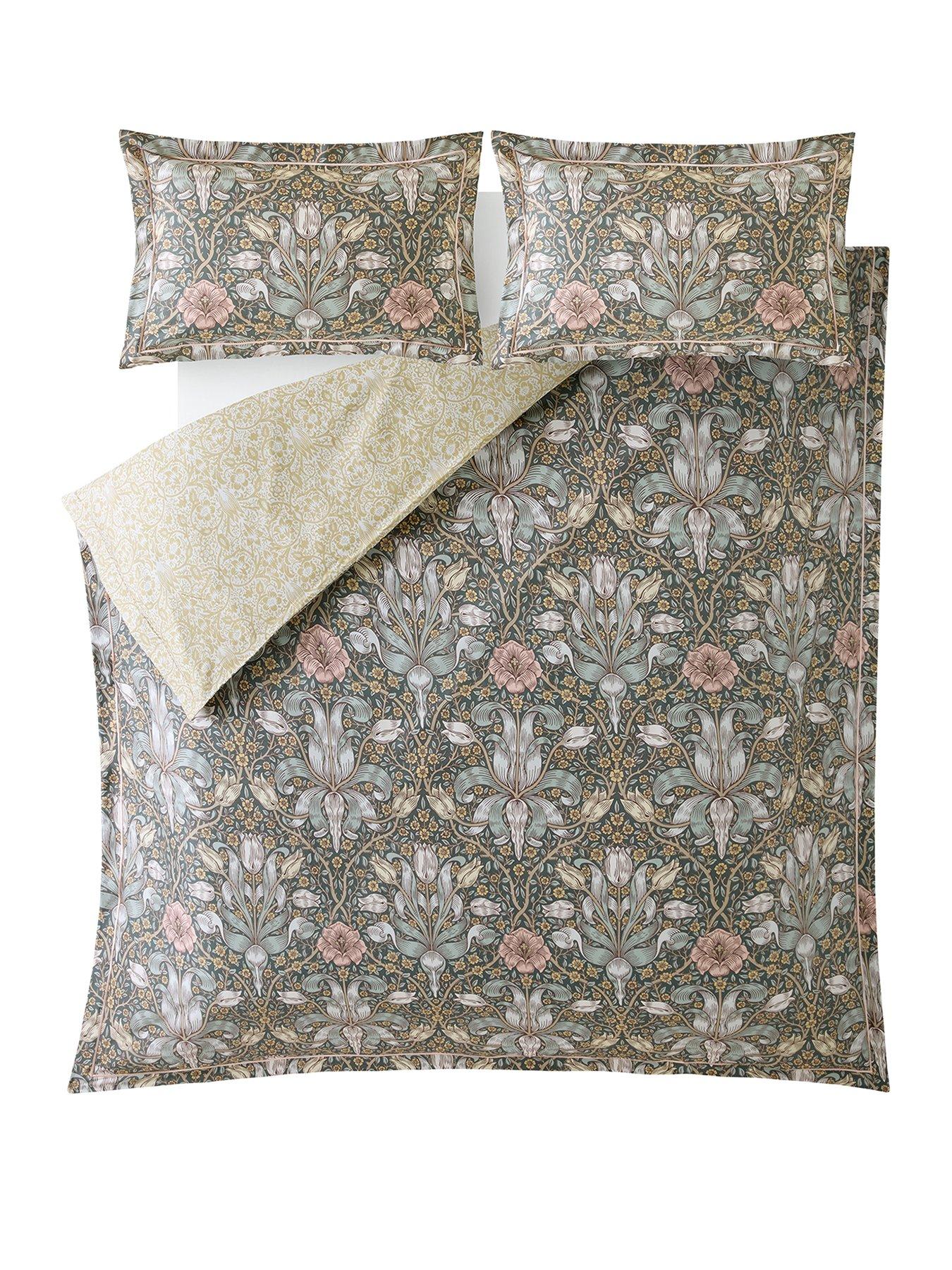 Image 2 of 7 of William Morris at Home Spring Thicket Quilt Set