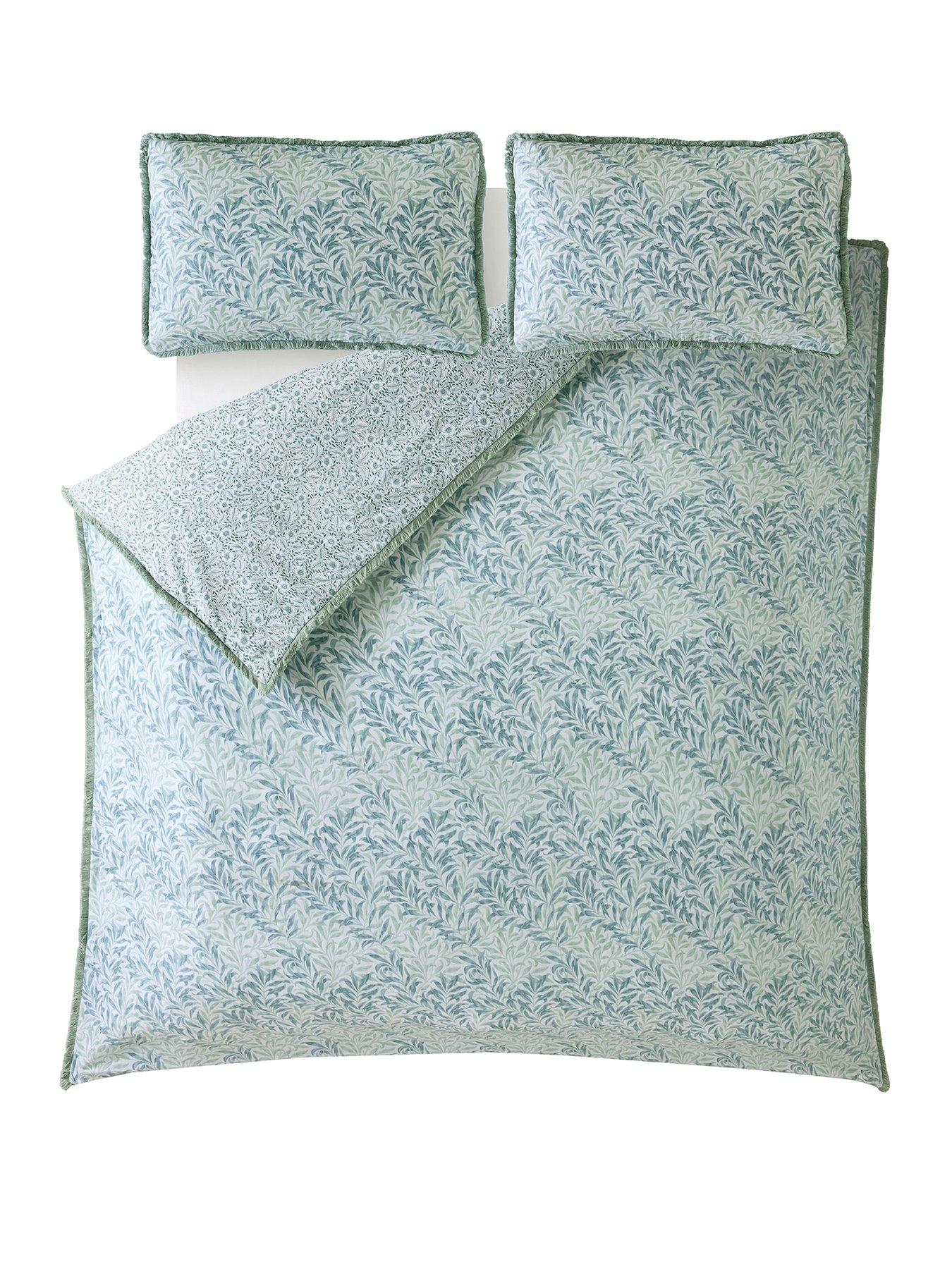 Image 2 of 6 of William Morris at Home Willlow Bough 100 % Cotton Double Quilt Set 200cm X 200cm