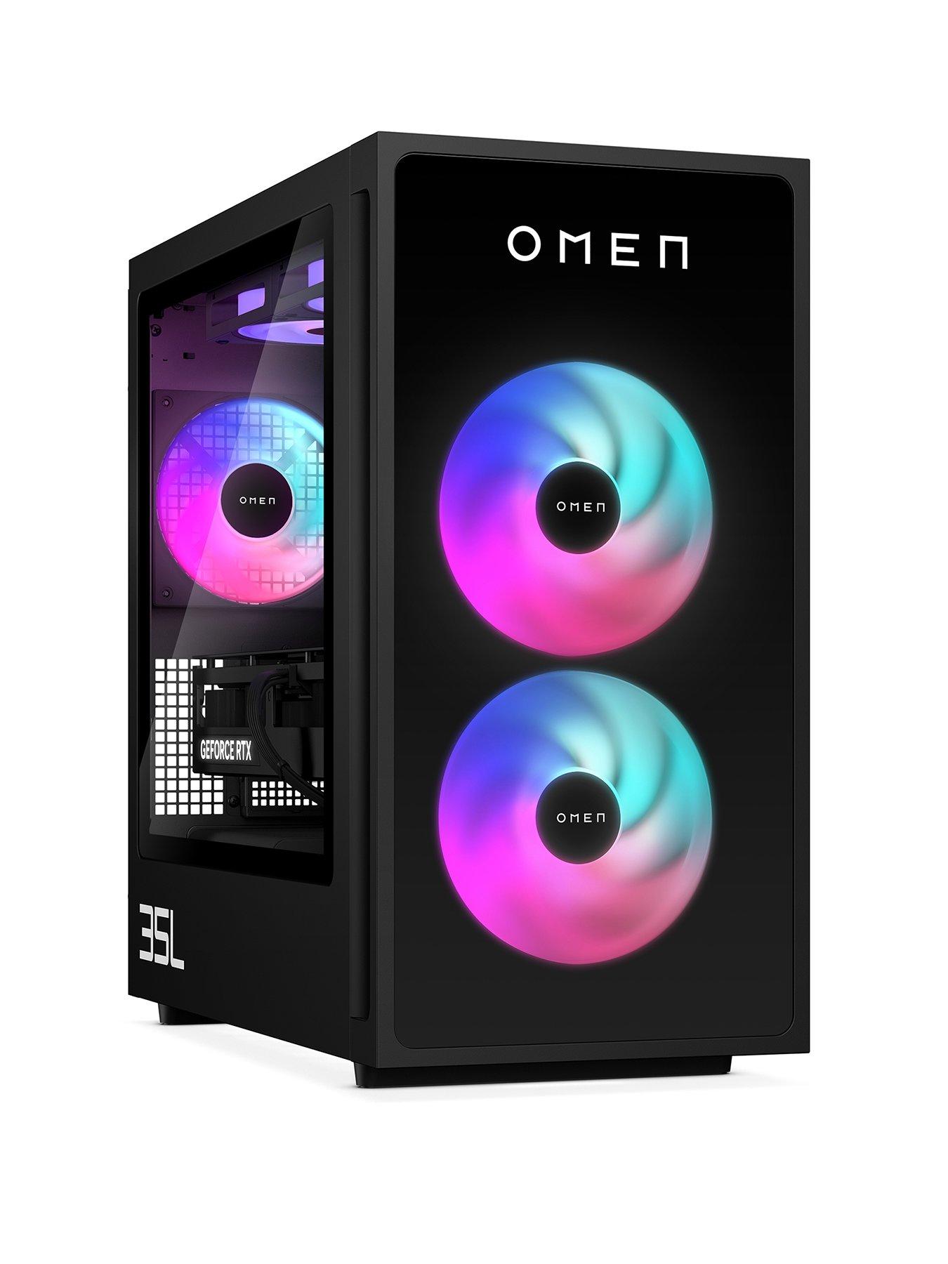 HP GT16-0028na Gaming Desktop - GeForce RTX 5060 Ti - AMD Ryzen 7 - 16GB RAM - 1TB - Black