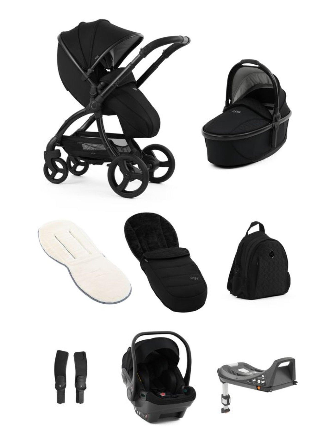 Image 2 of 7 of egg3 Luxury Bundle with egg shell Car Seat - Panther