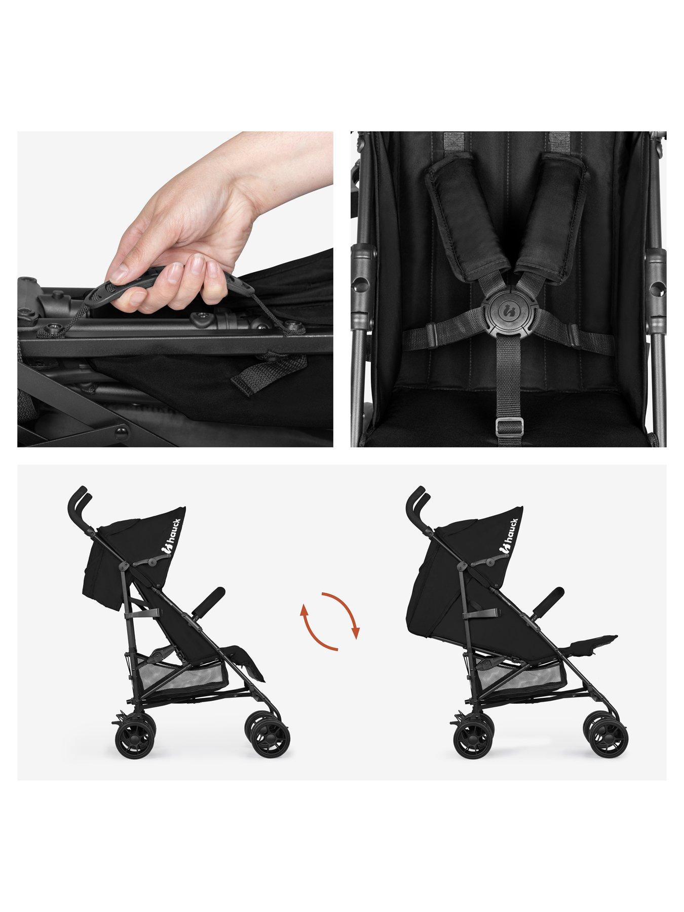 Image 4 of 7 of Hauck Fold N Care Stroller - Black